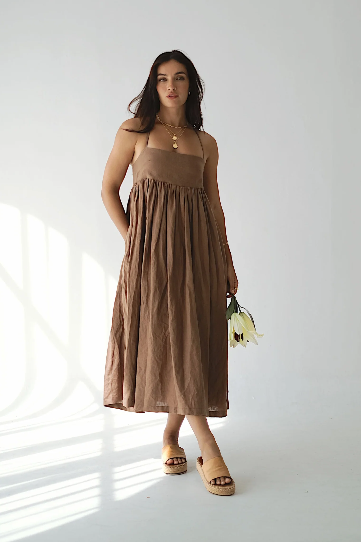 JUNIPER DRESS - Cocoa - Image 2