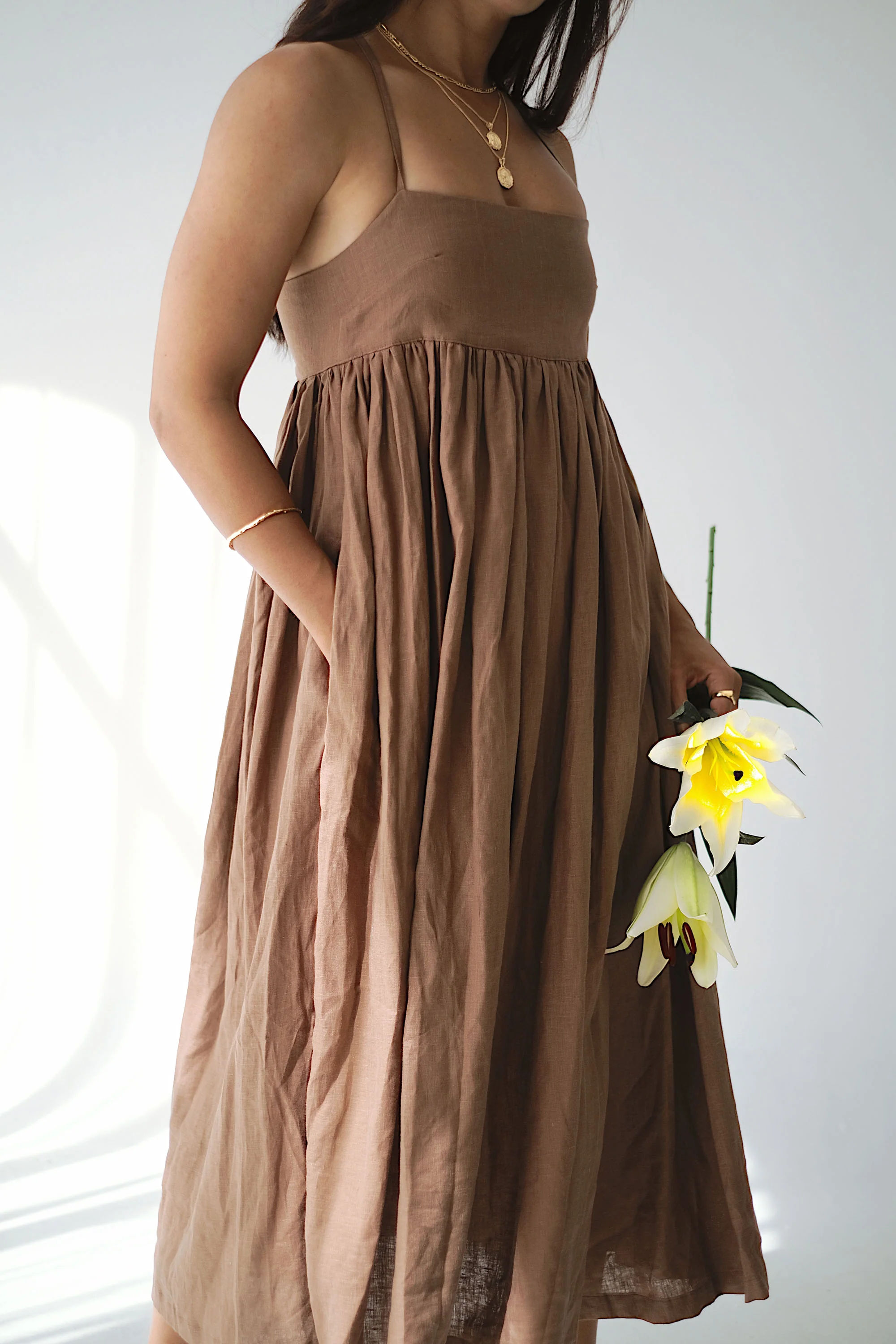 JUNIPER DRESS - Cocoa - Image 3