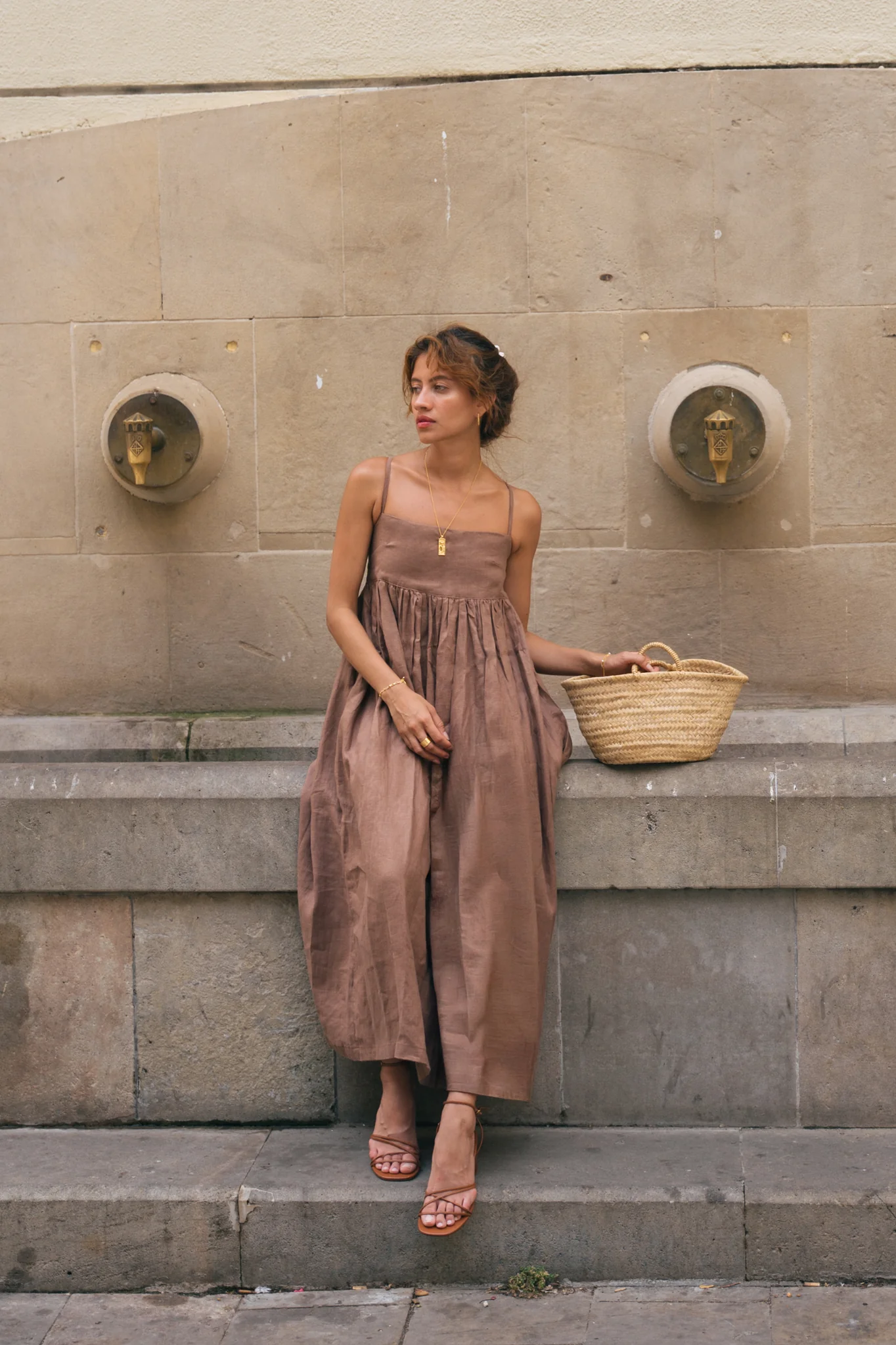 JUNIPER DRESS - Cocoa - Image 4