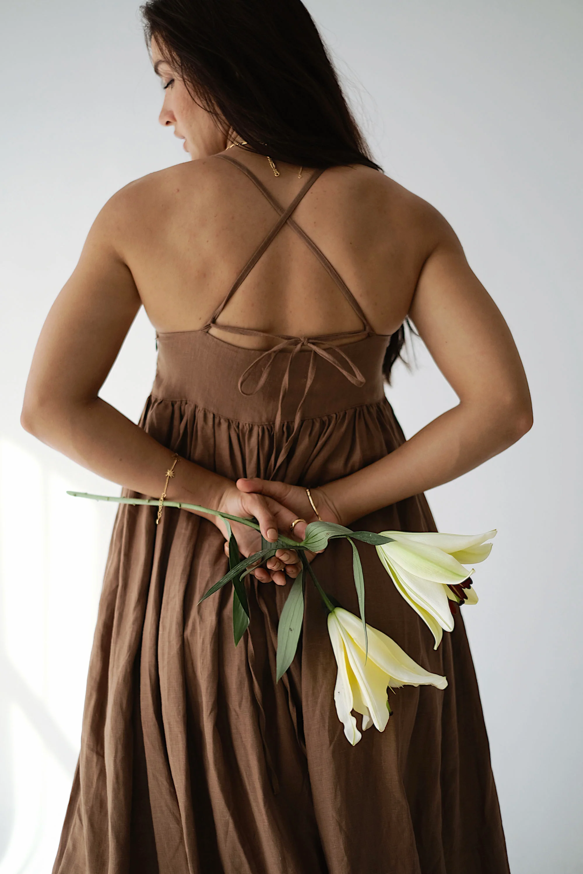 JUNIPER DRESS - Cocoa - Image 8