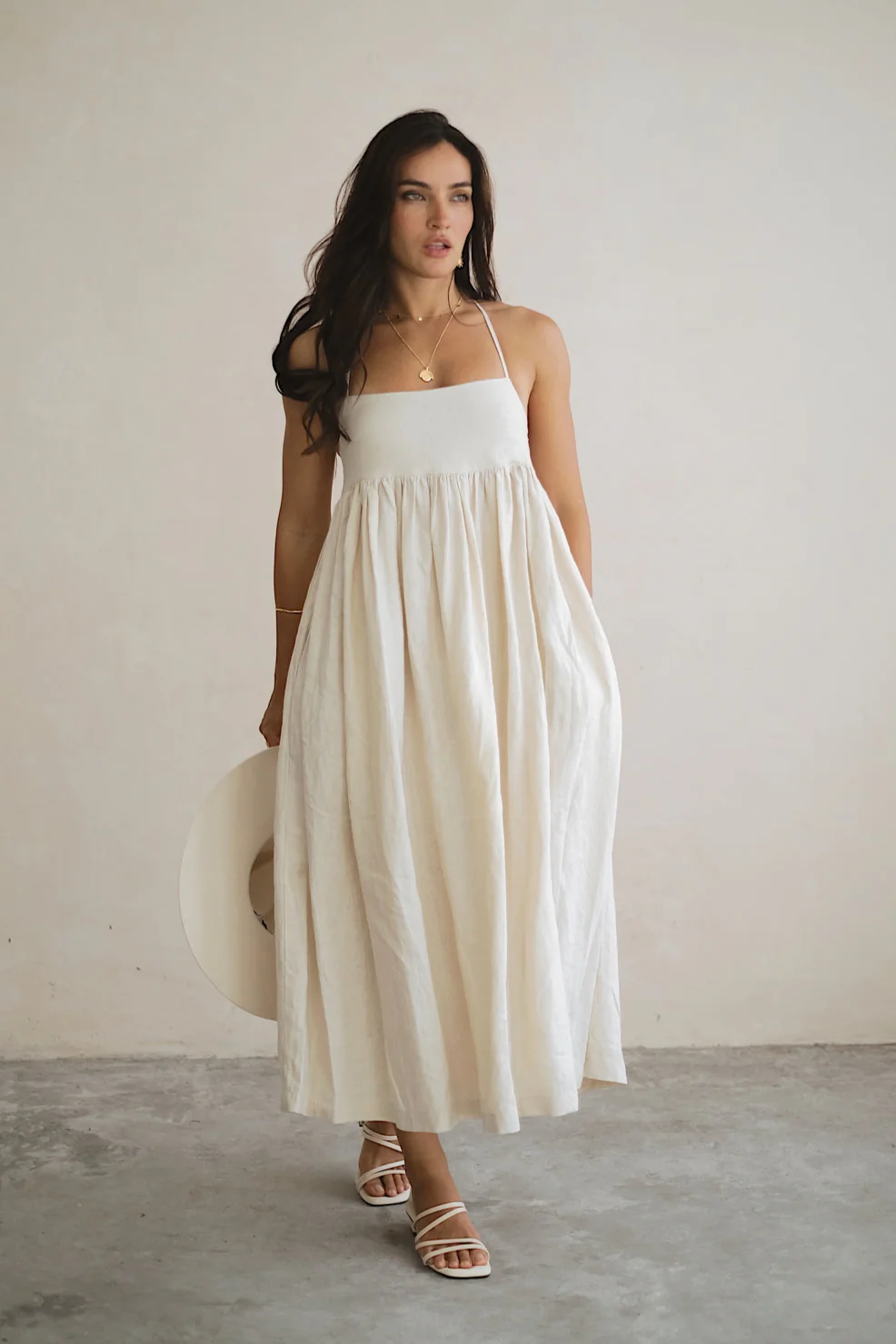 JUNIPER DRESS - Macadamia