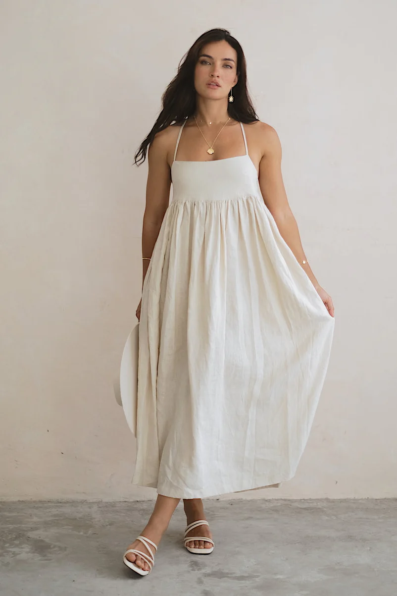 JUNIPER DRESS - Macadamia - Image 2