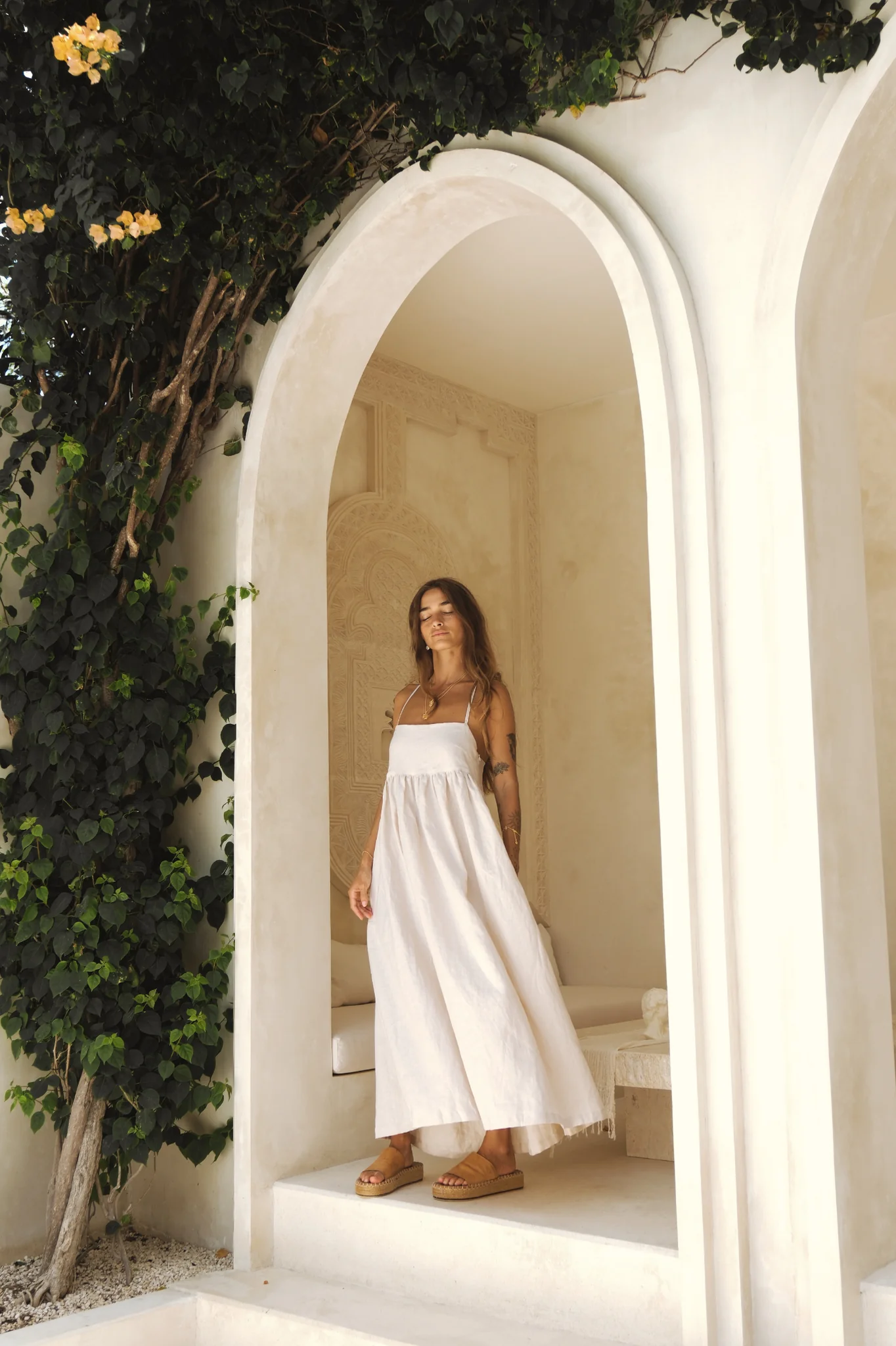 JUNIPER DRESS - Macadamia - Image 3