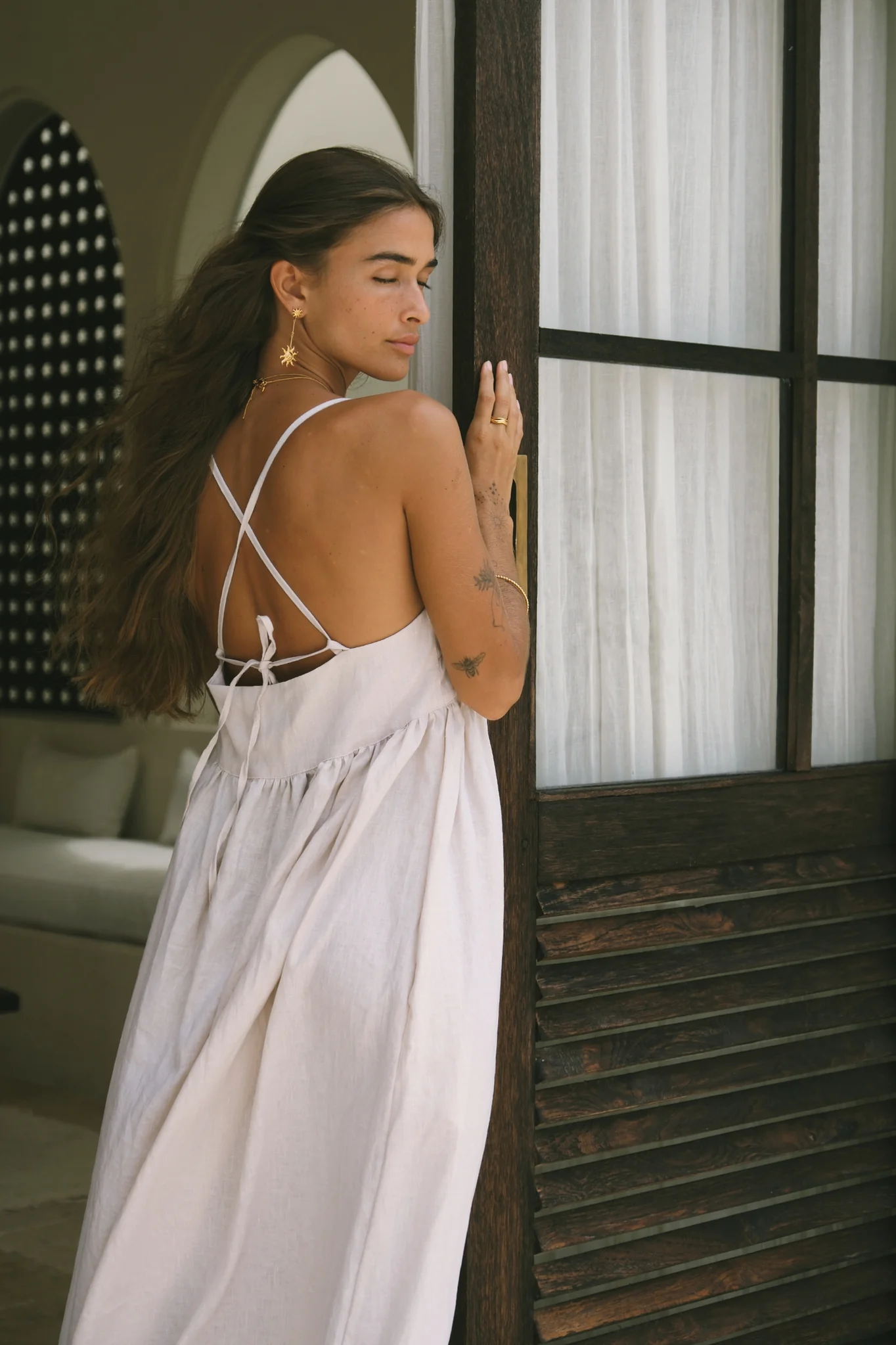 JUNIPER DRESS - Macadamia - Image 8