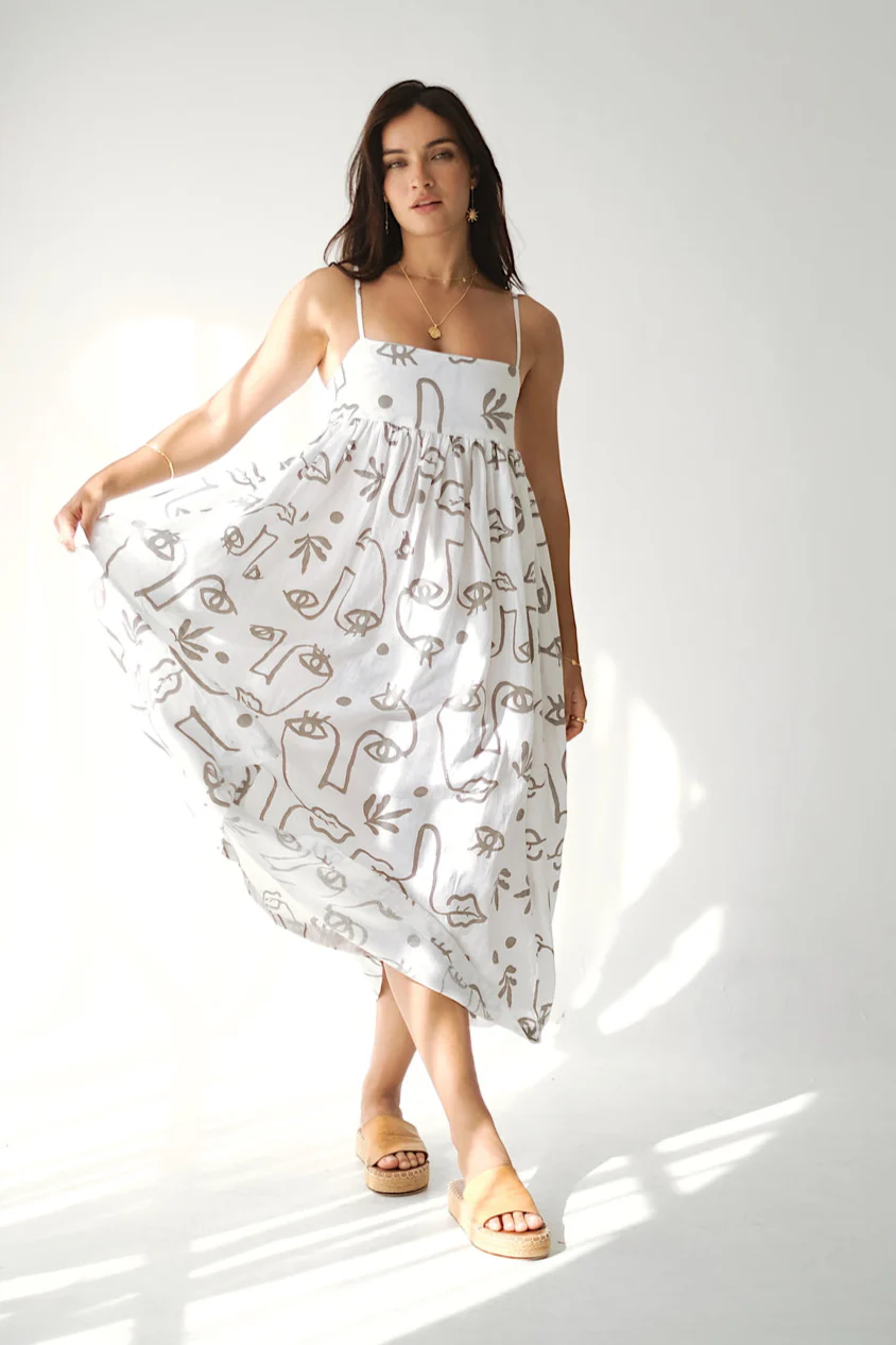 JUNIPER DRESS - Plant Eyes Sage - Image 2