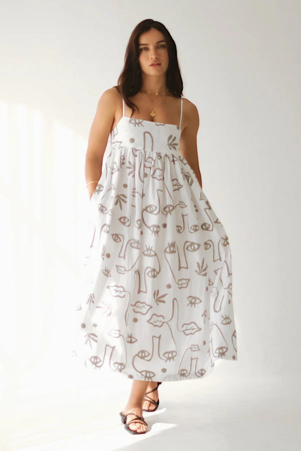 JUNIPER DRESS - Plant Eyes Sage - Image 4