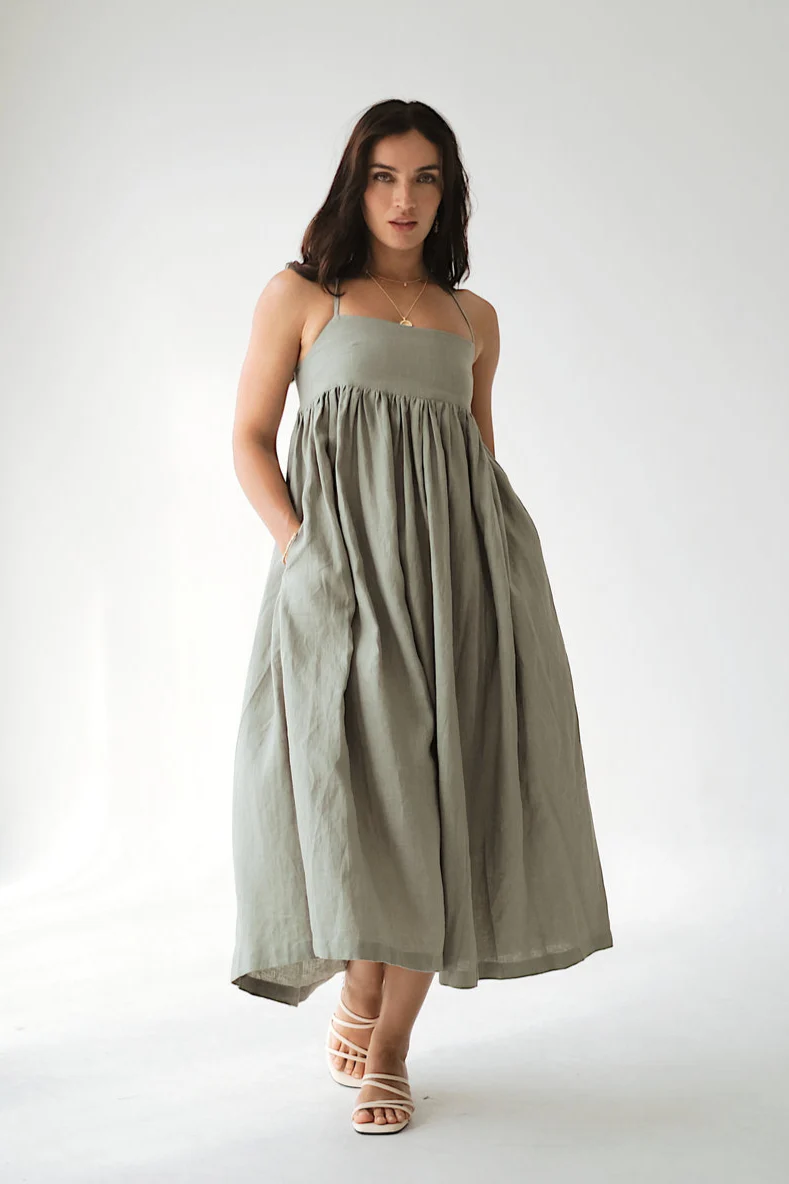 JUNIPER DRESS - Sage - Image 4