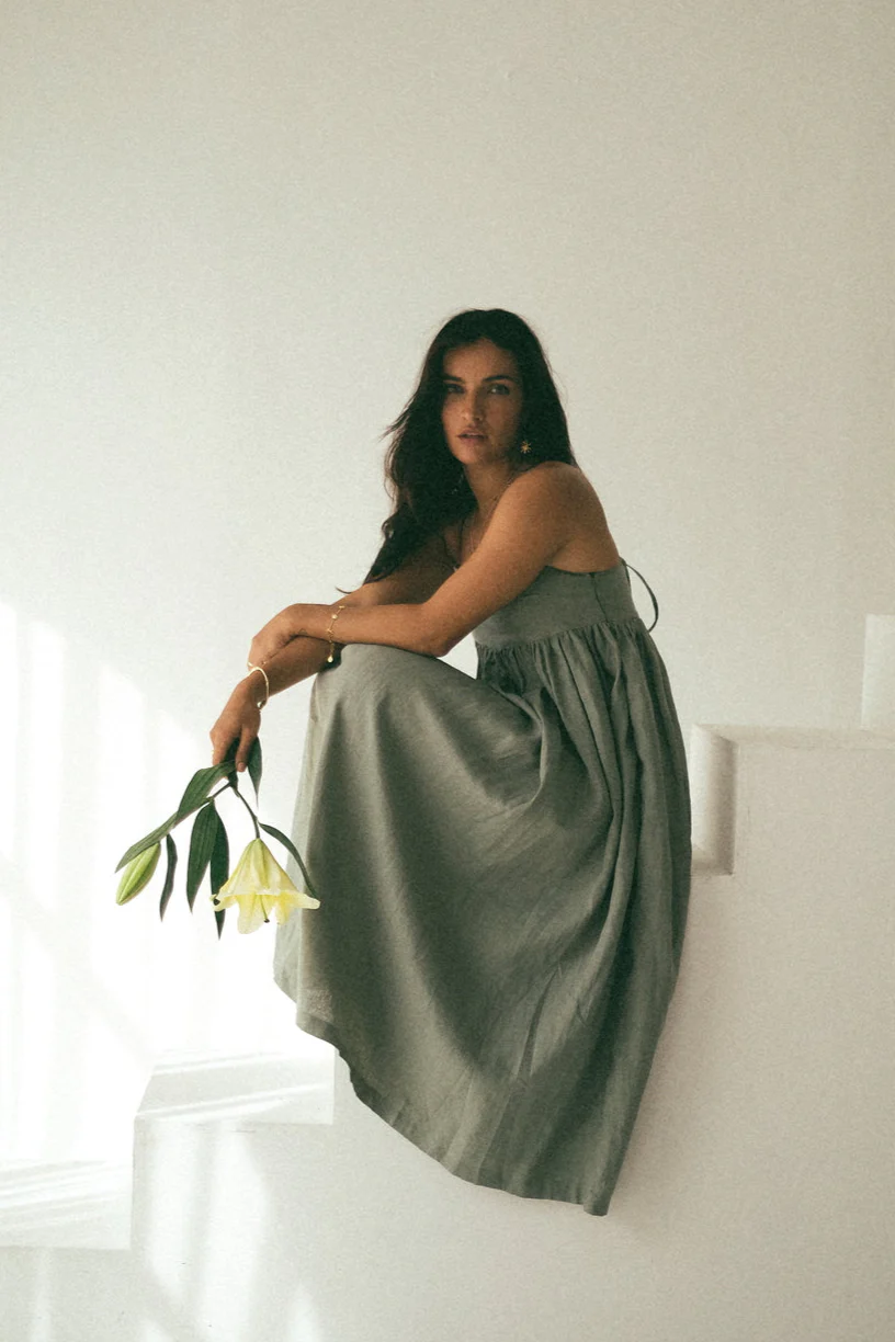 JUNIPER DRESS - Sage - Image 5