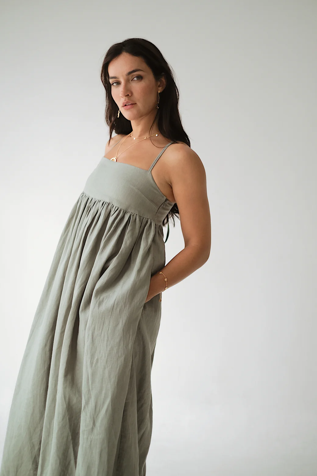 JUNIPER DRESS - Sage - Image 6