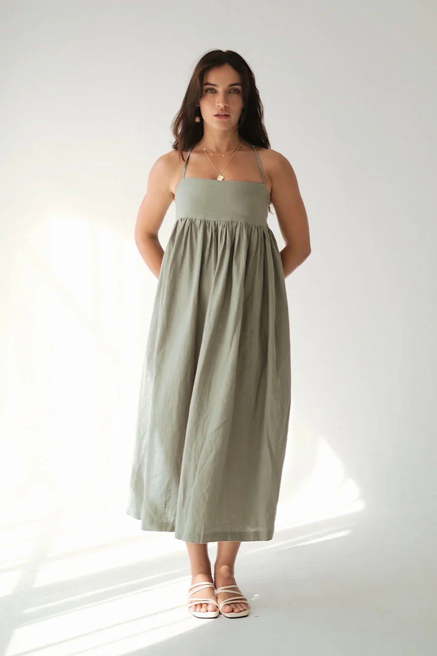 JUNIPER DRESS - Sage - Image 8