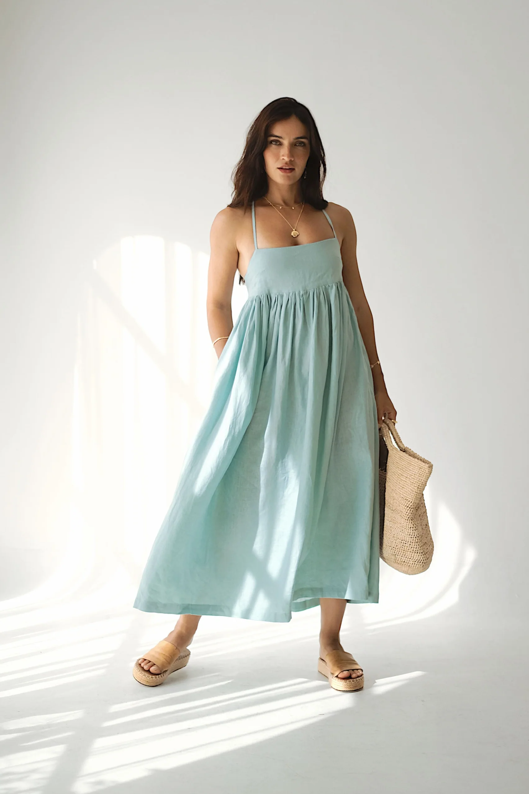 JUNIPER DRESS - Sky Blue - Image 2