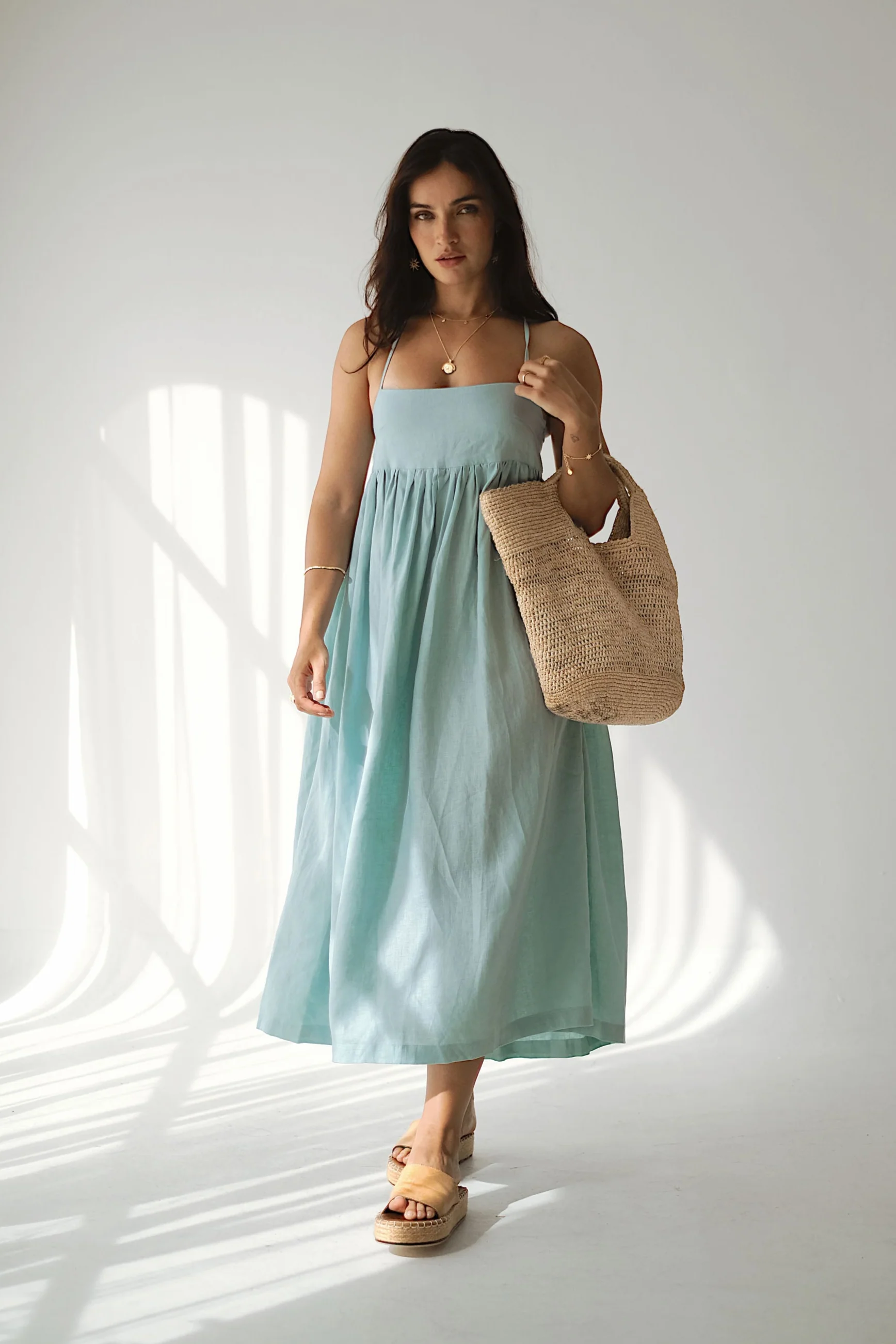 JUNIPER DRESS - Sky Blue - Image 3