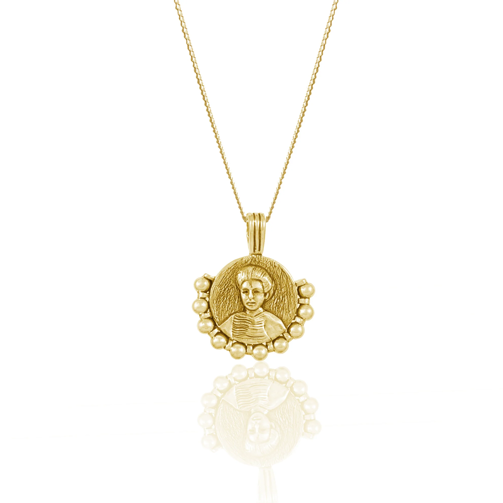 Kate Sheppard Pendant for Independence Necklace - Gold