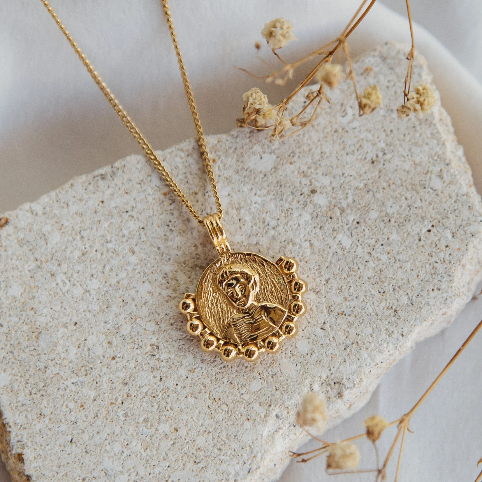 Kate Sheppard Pendant for Independence Necklace - Gold - Image 3