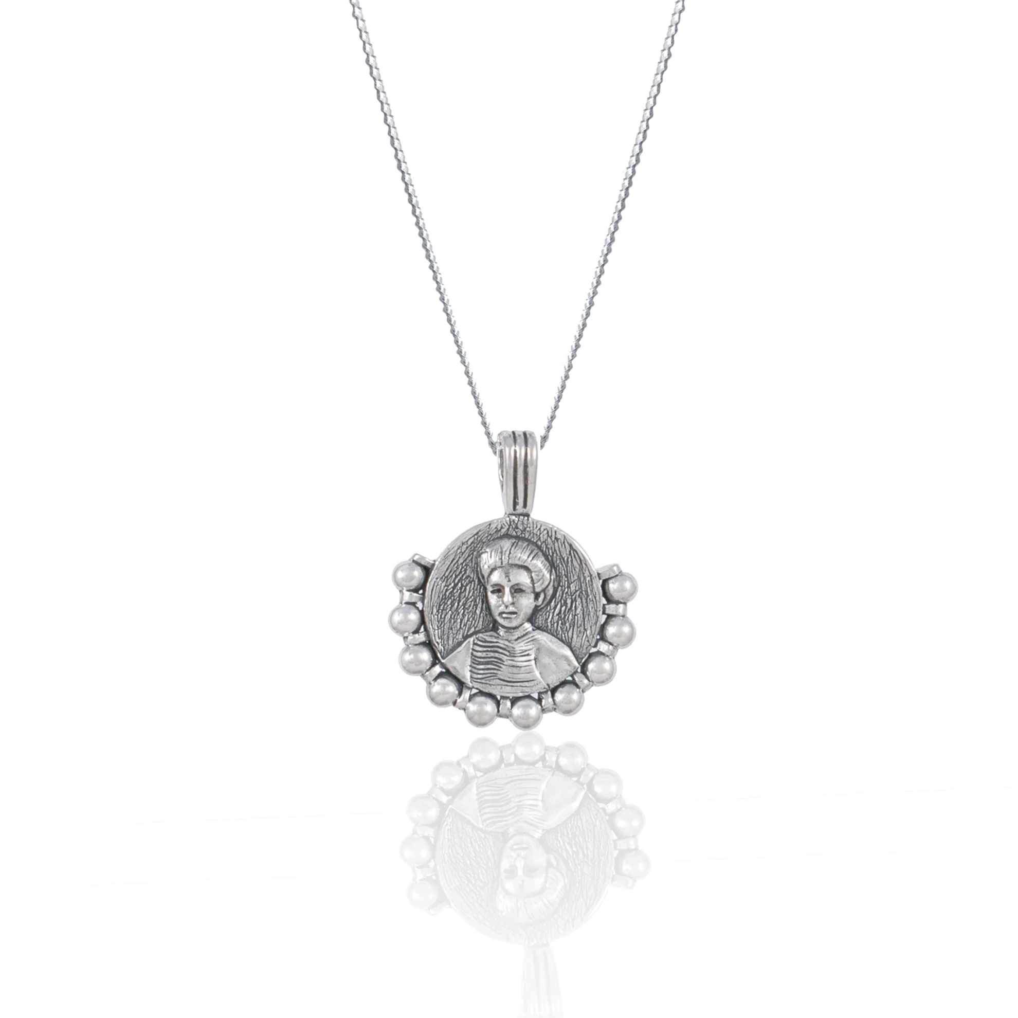 Kate Sheppard Pendant for Independence Necklace - Silver