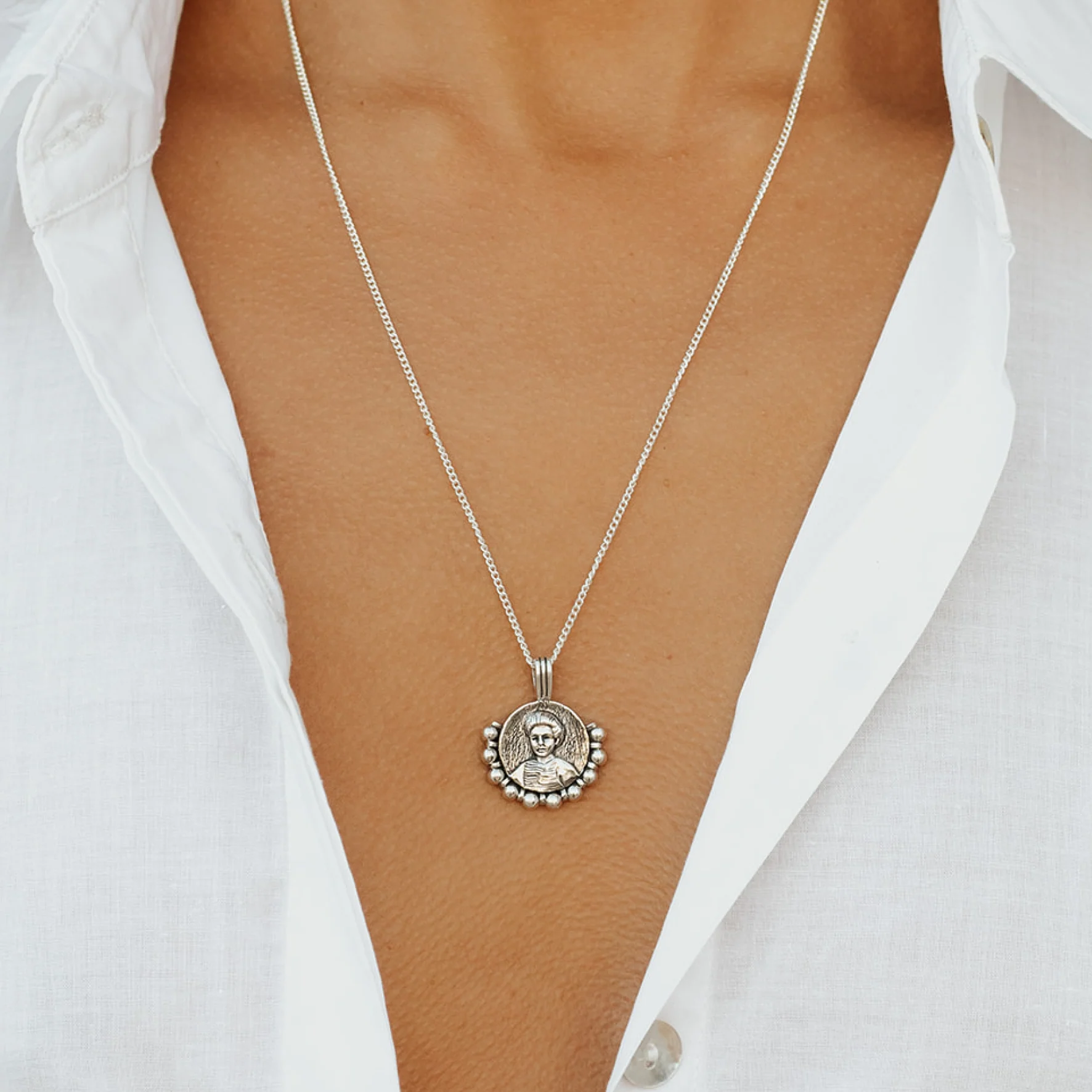 Kate Sheppard Pendant for Independence Necklace - Silver - Image 5