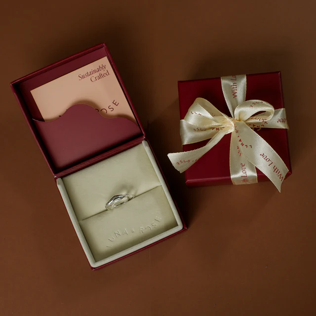 Lafayette Wave Ring Set (2 Rings) - Silver - Image 8