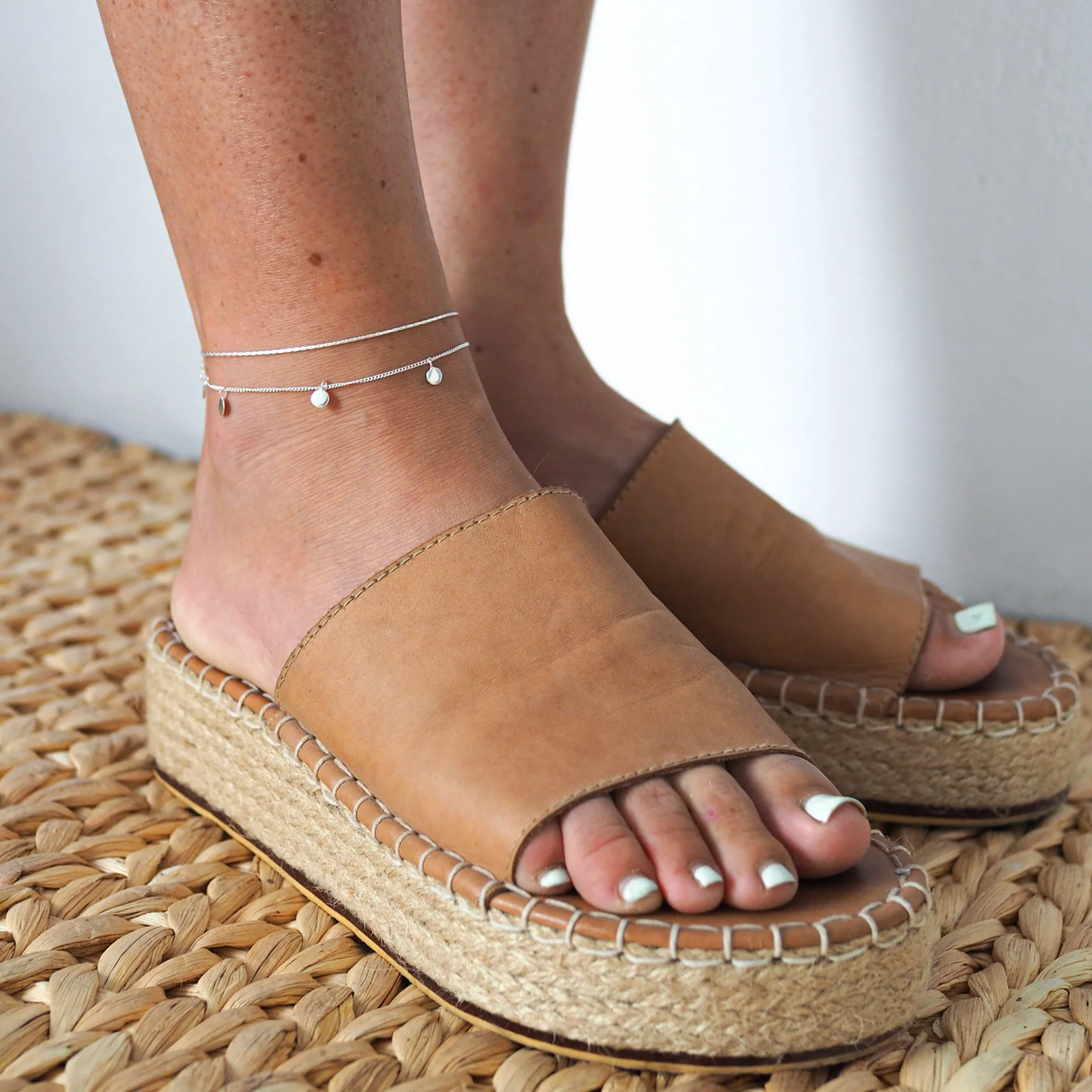 Liberty Droplet Anklet - Silver - Image 6