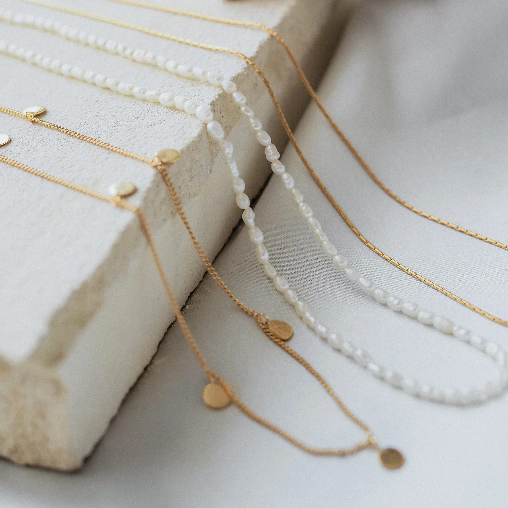 Liberty Droplet Necklace - Gold - Image 4