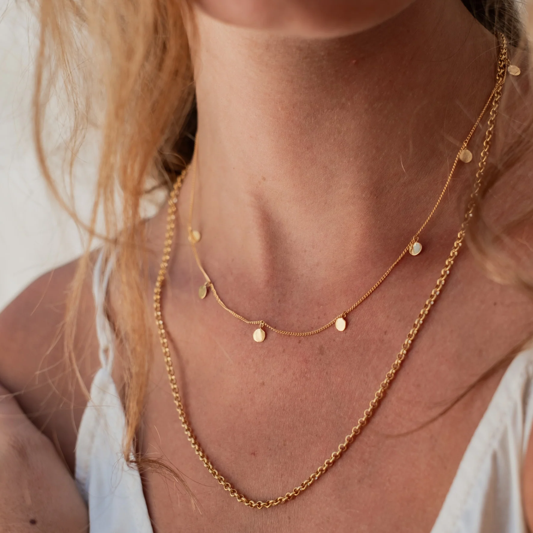 Liberty Droplet Necklace - Gold - Image 5