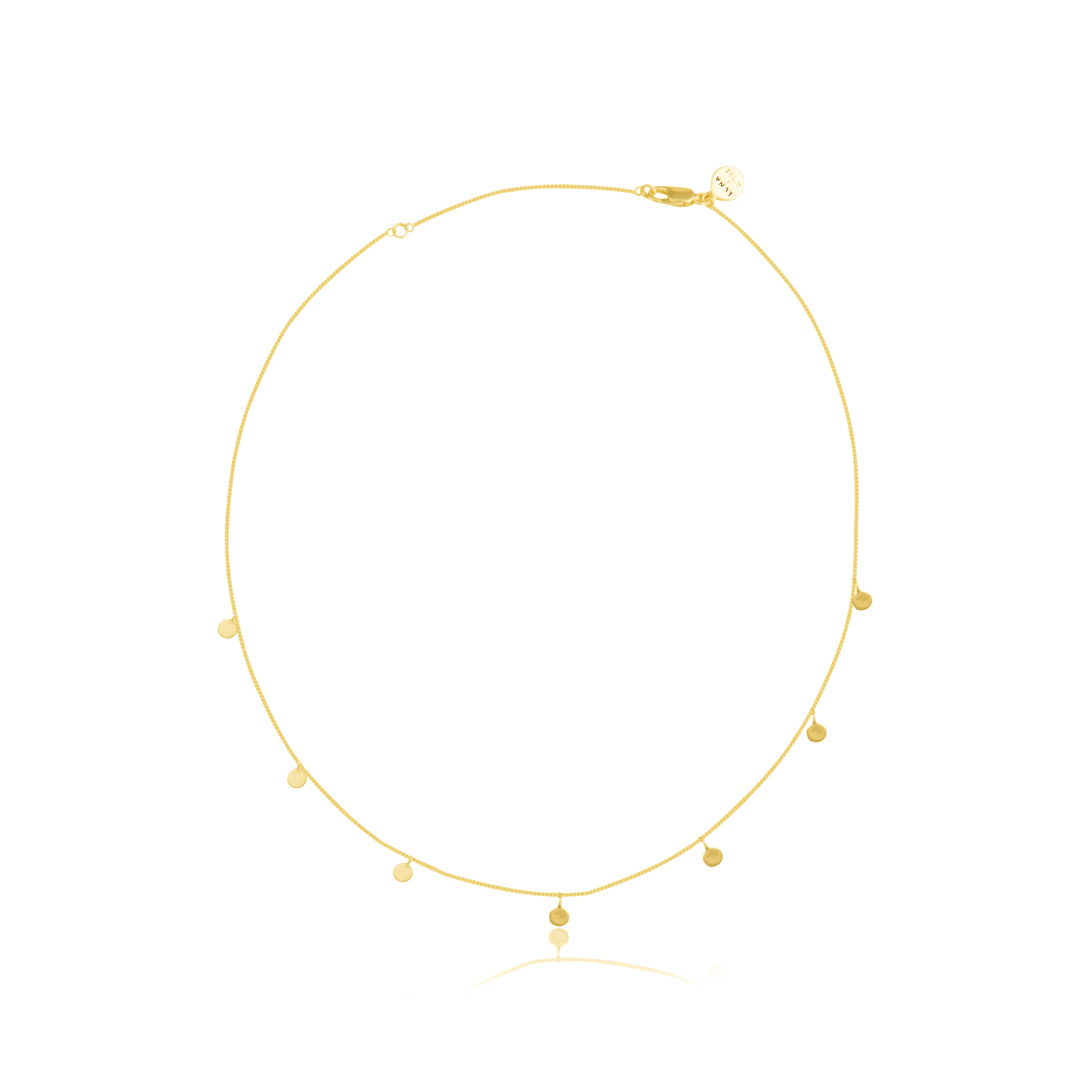 Liberty Droplet Necklace - Gold - Image 6
