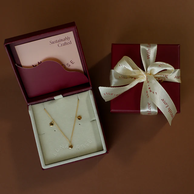 Liberty Droplet Necklace - Gold - Image 8