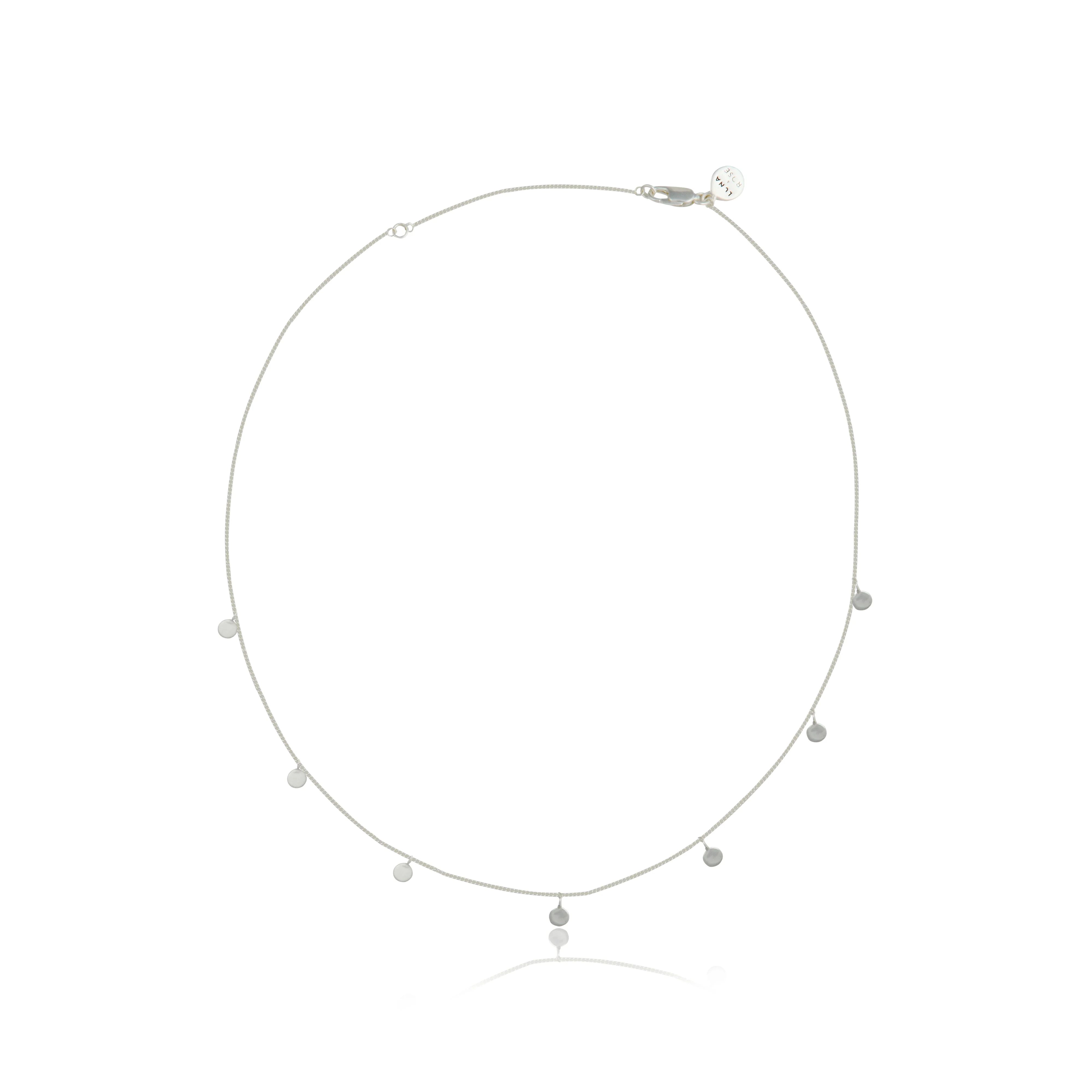 Liberty Droplet Necklace - Silver - Image 5