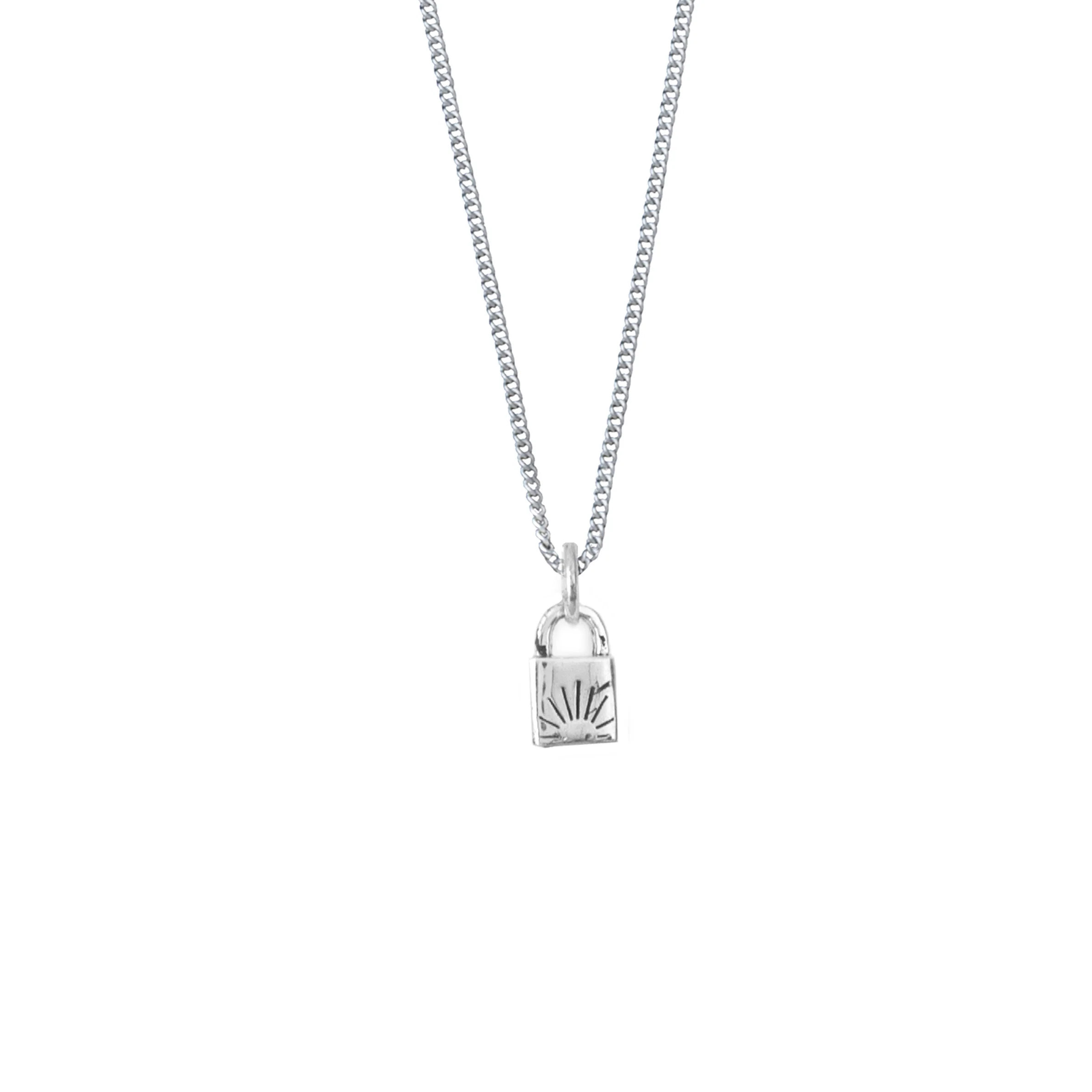 Lock BFF Necklace SINGLE - Silver