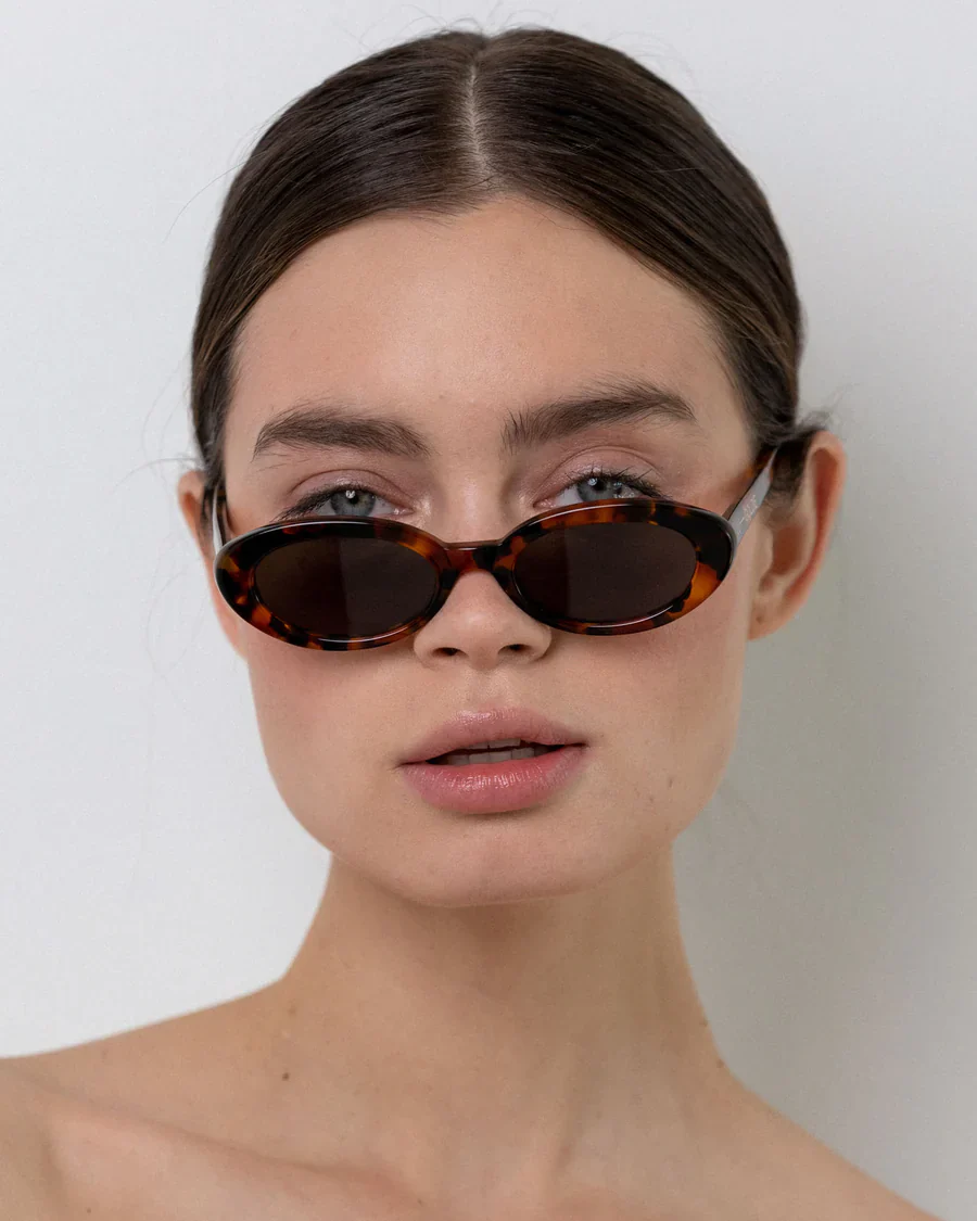 Lu Goldie - Sylvie Tortoise Sunglasses - Image 2