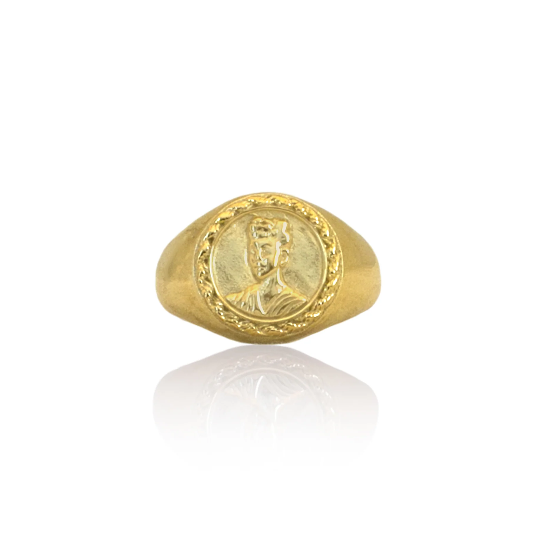 MAGDALENA SIGNET RING - GOLD - Image 3
