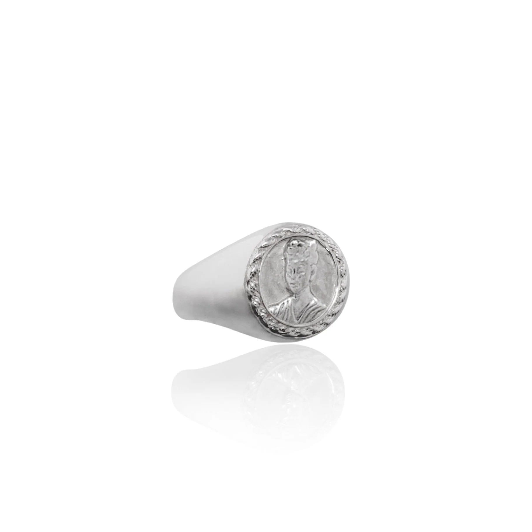 MAGDALENA SIGNET RING - SILVER - Image 3