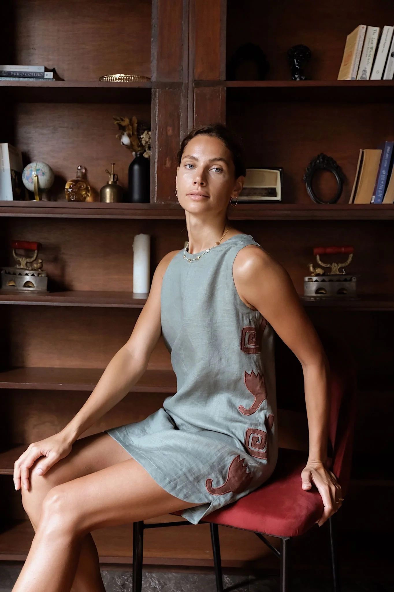 MARIGOLD MINI DRESS - Agave - Image 3