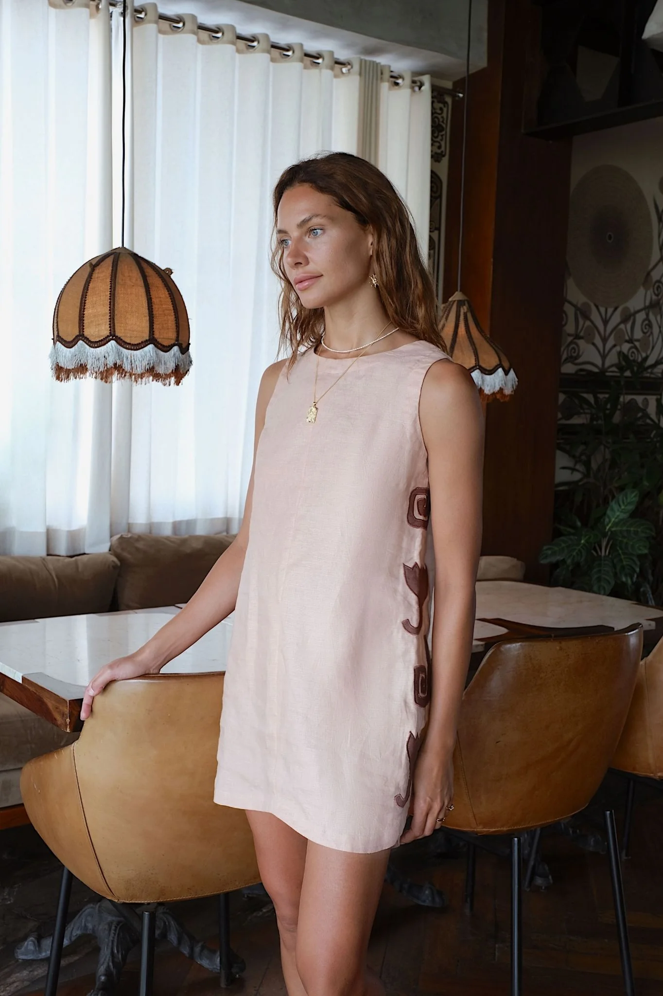 MARIGOLD MINI DRESS - Cactus Peach - Image 4