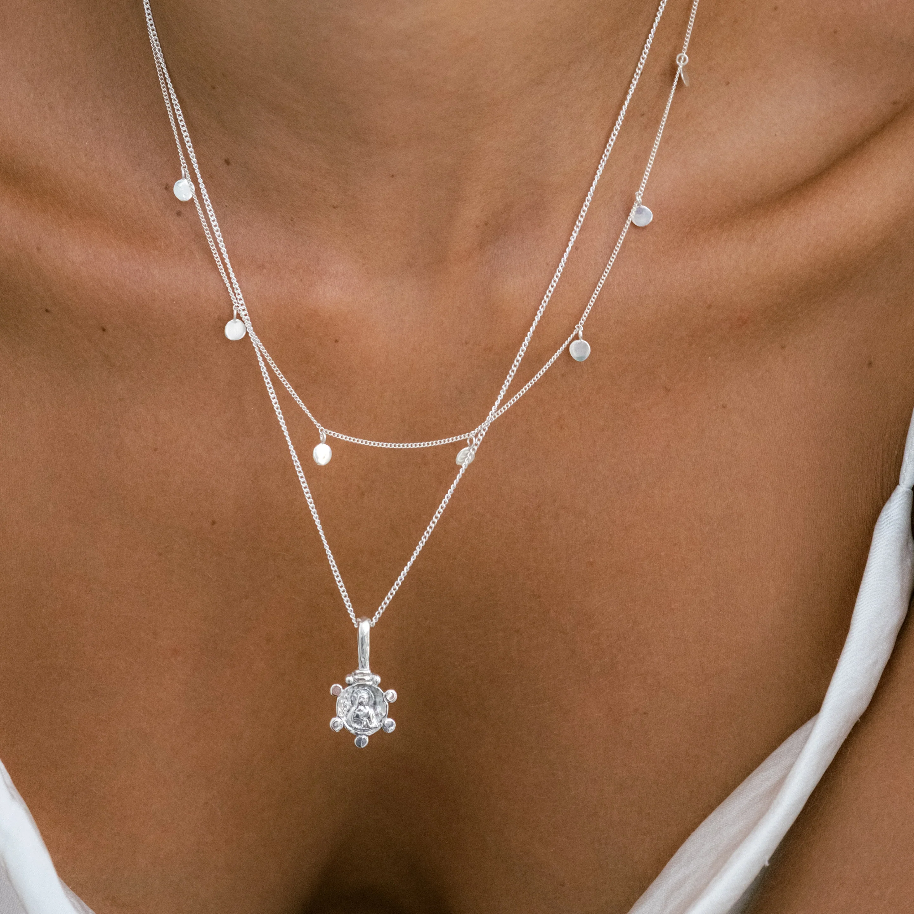Mary Magdalene - Symbol of Power, Grace, Loyalty & Adversity CHARM ONLY - Silver - Image 2