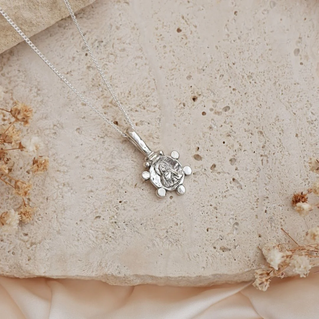 Mary Magdalene - Symbol of Power, Grace, Loyalty & Adversity CHARM ONLY - Silver - Image 3