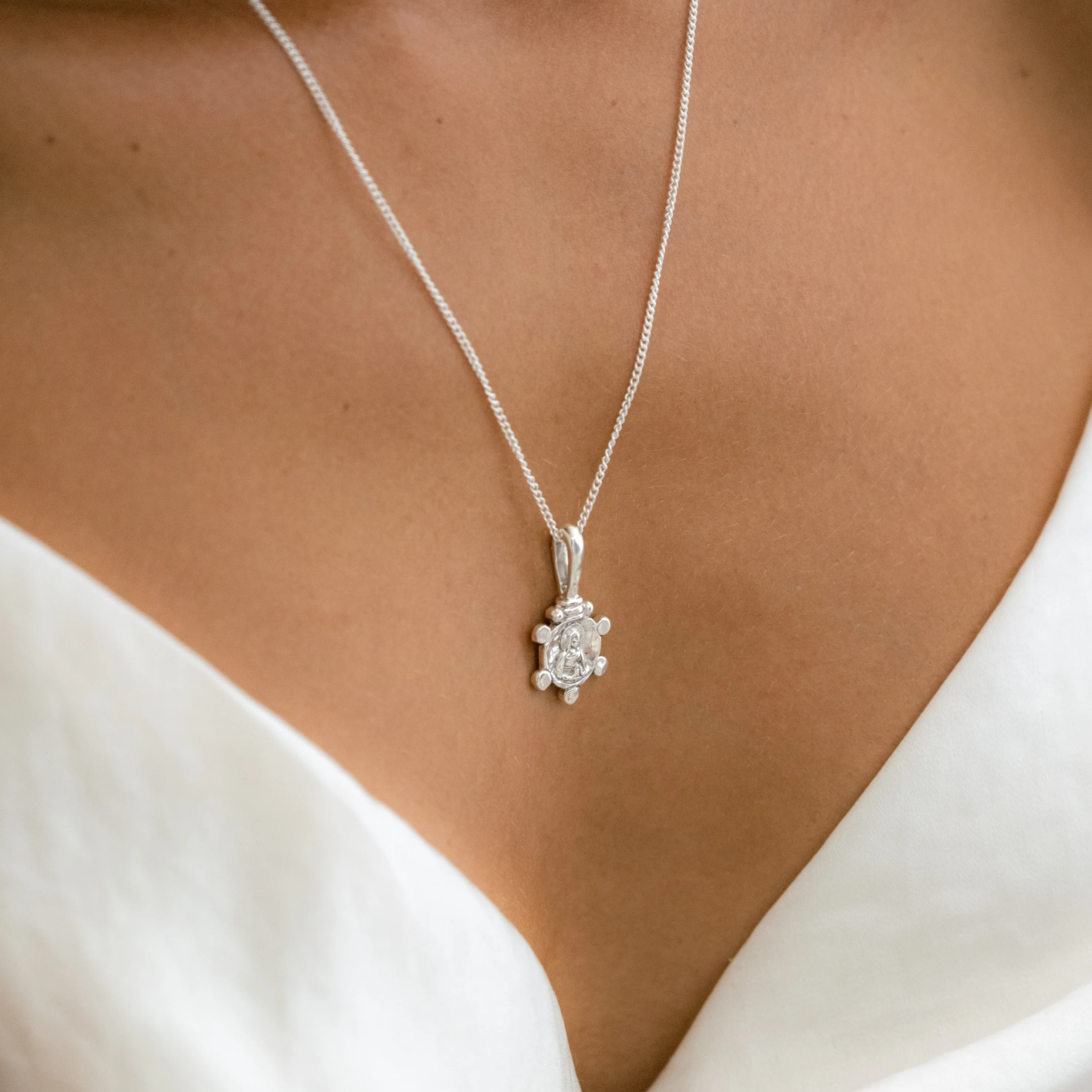 Mary Magdalene - Symbol of Power, Grace, Loyalty & Adversity CHARM ONLY - Silver - Image 4