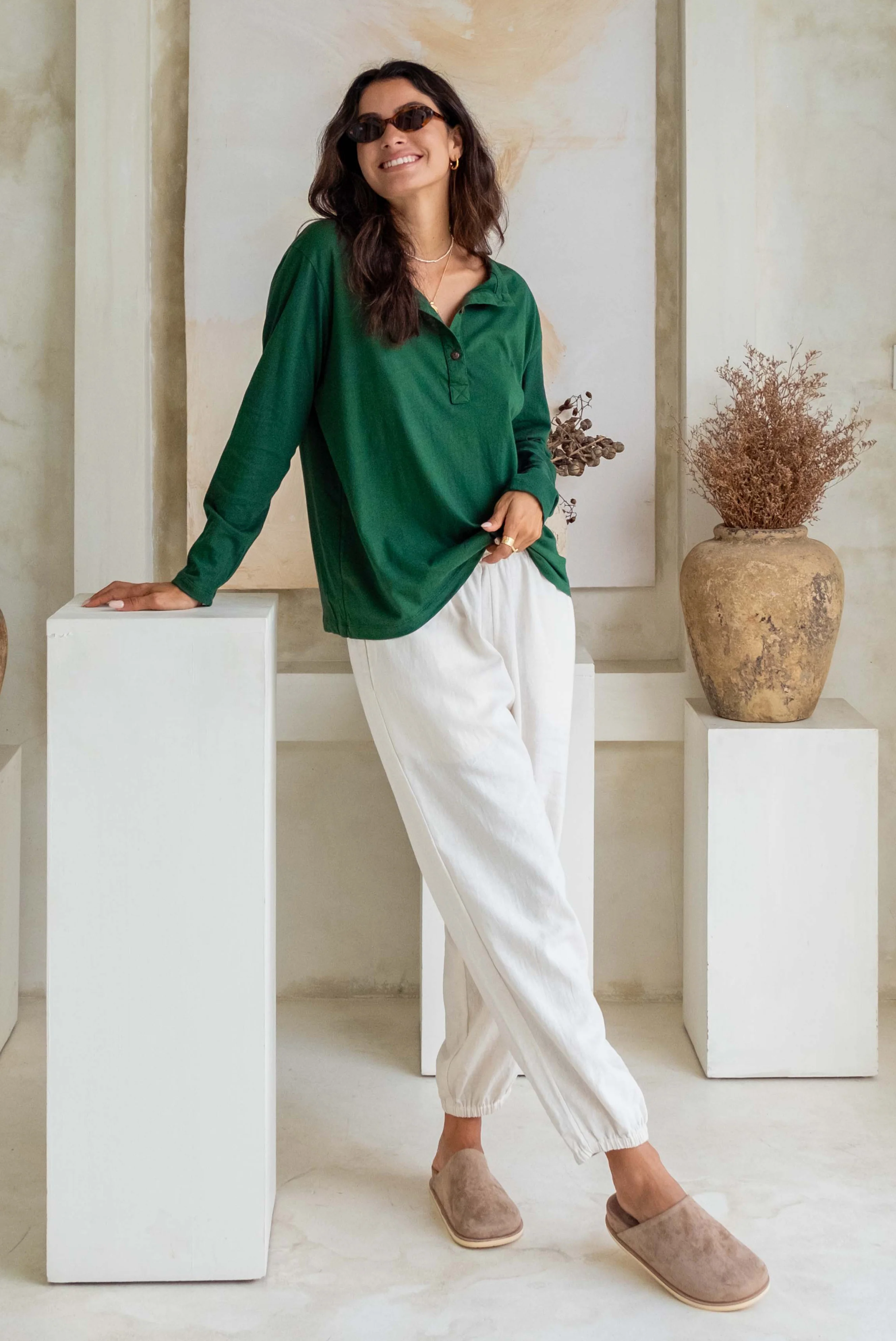 MARY PANTS - Macadamia - Image 3