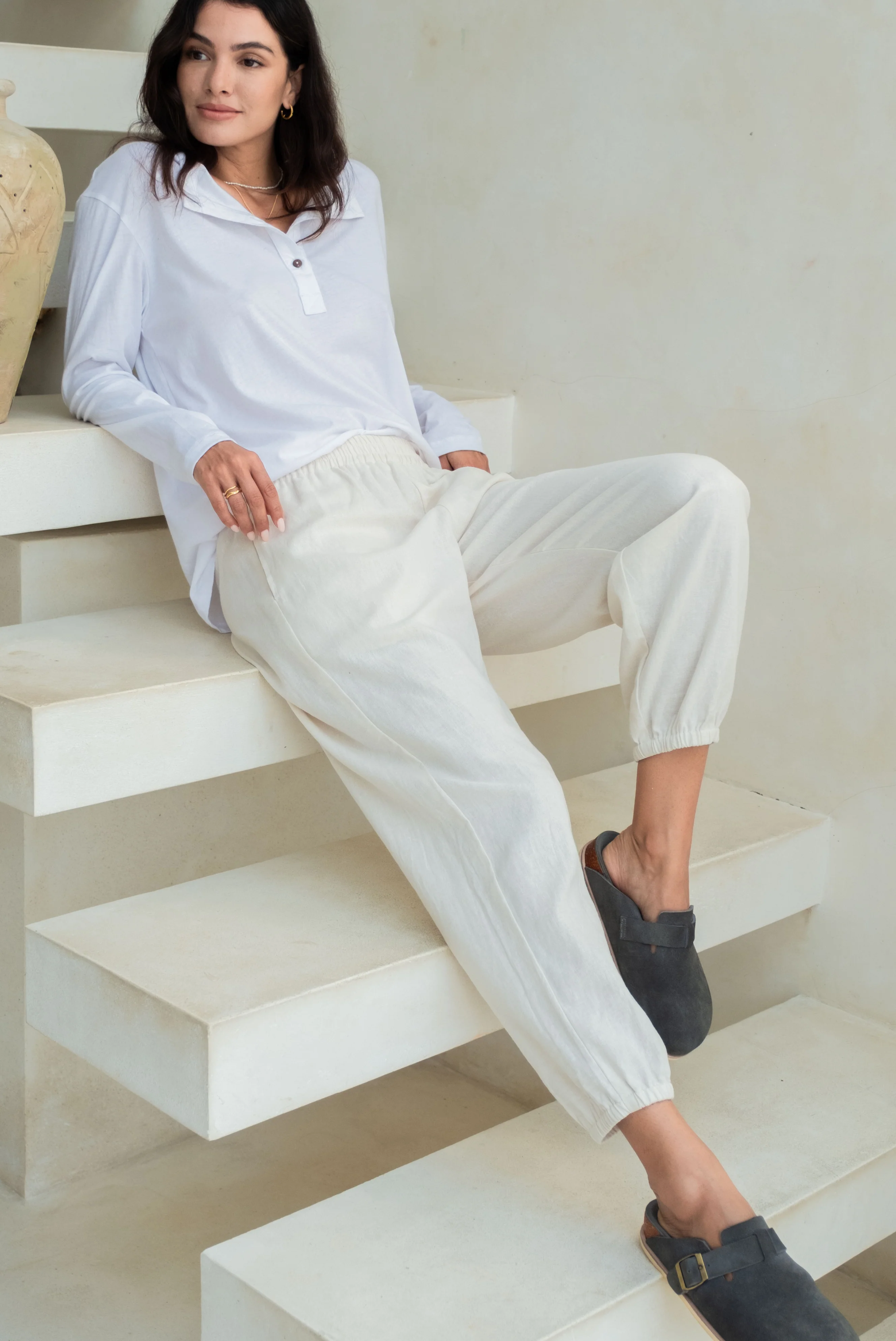MARY PANTS - Macadamia - Image 5