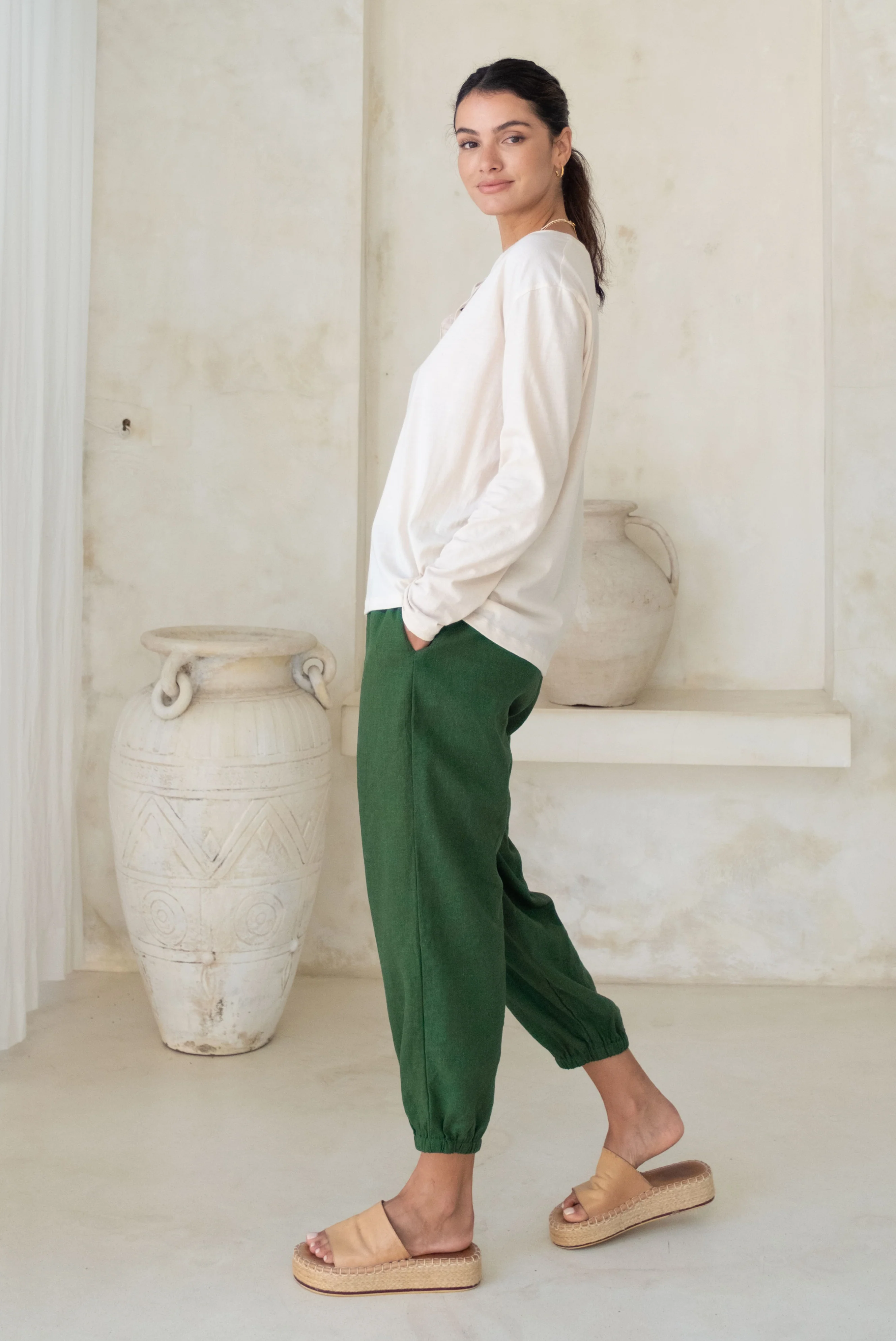 MARY PANTS - Rosemary Green - Image 2