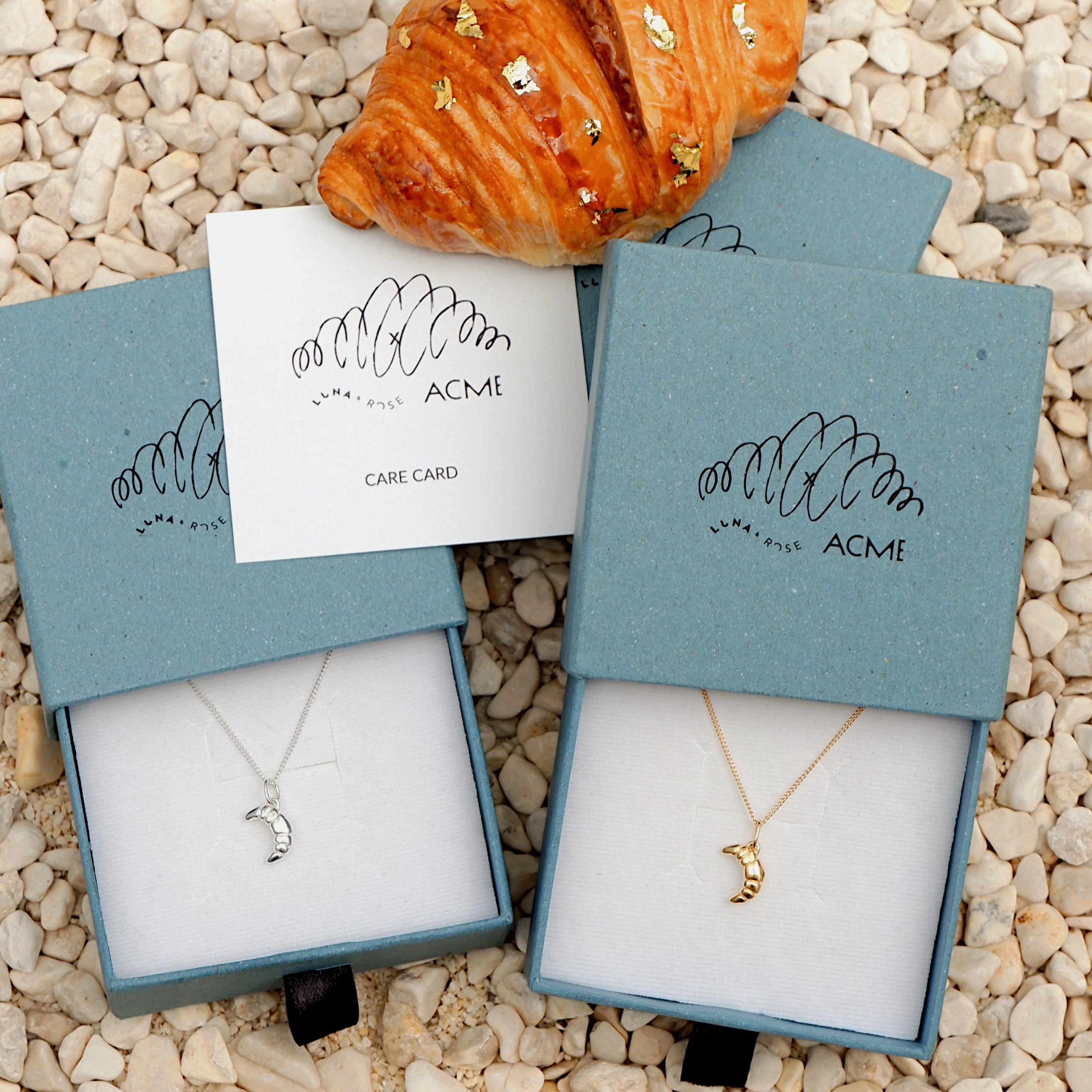 Mini Croissant Necklace - ACME x Luna & Rose - SILVER - Image 7