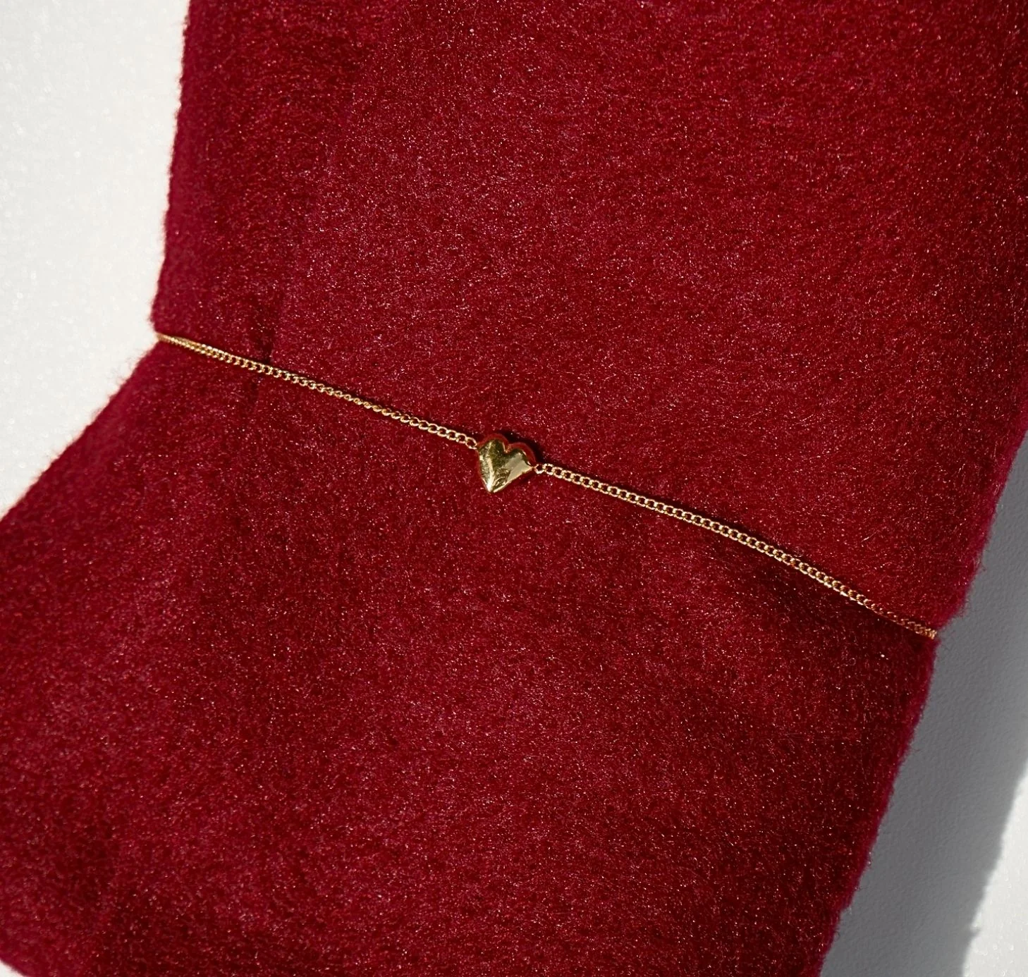 Mini Heart 'Love Puff' Bracelet - Gold - Image 6