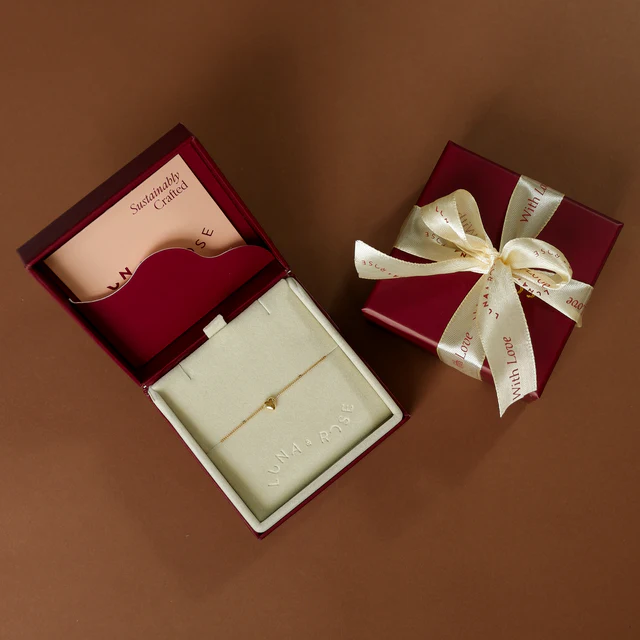 Mini Heart 'Love Puff' Bracelet - Gold - Image 7