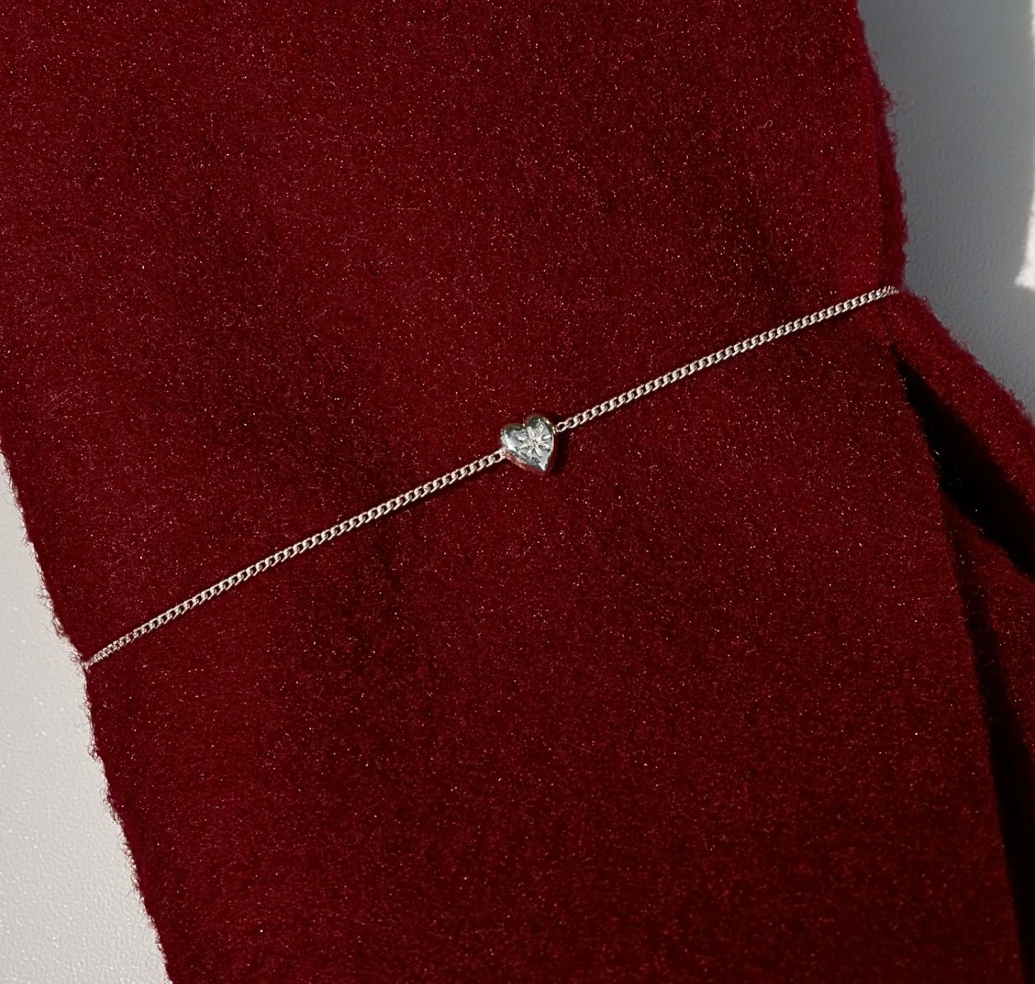 Mini Heart 'Love Puff' Bracelet - Silver - Image 3
