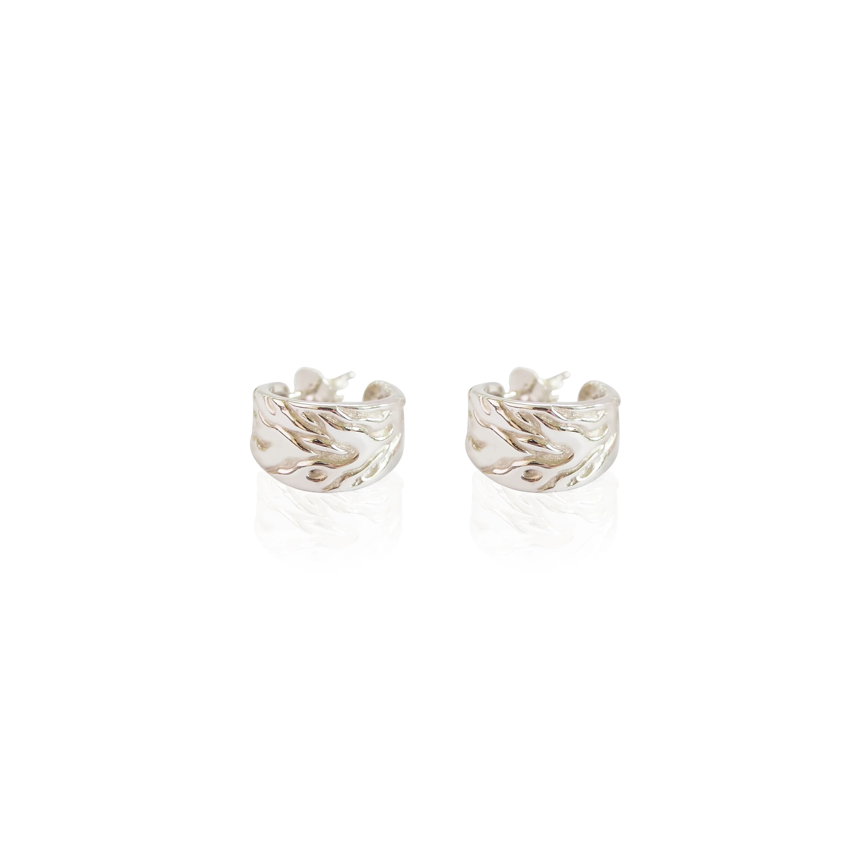 MINI MONTEREY HOOPS - SILVER