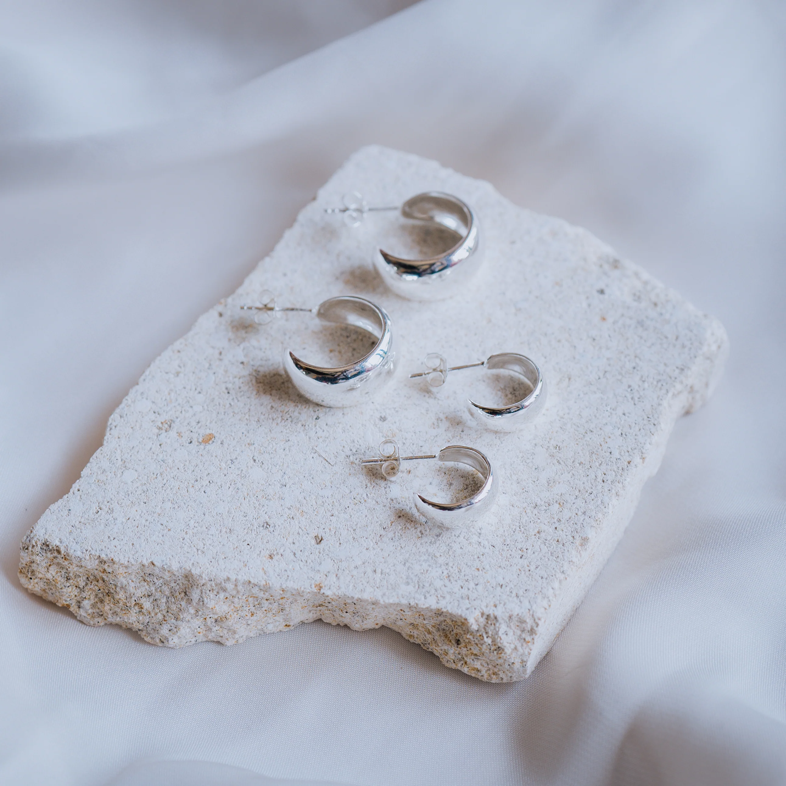 Mini Ulu Hoops - Silver - Image 2
