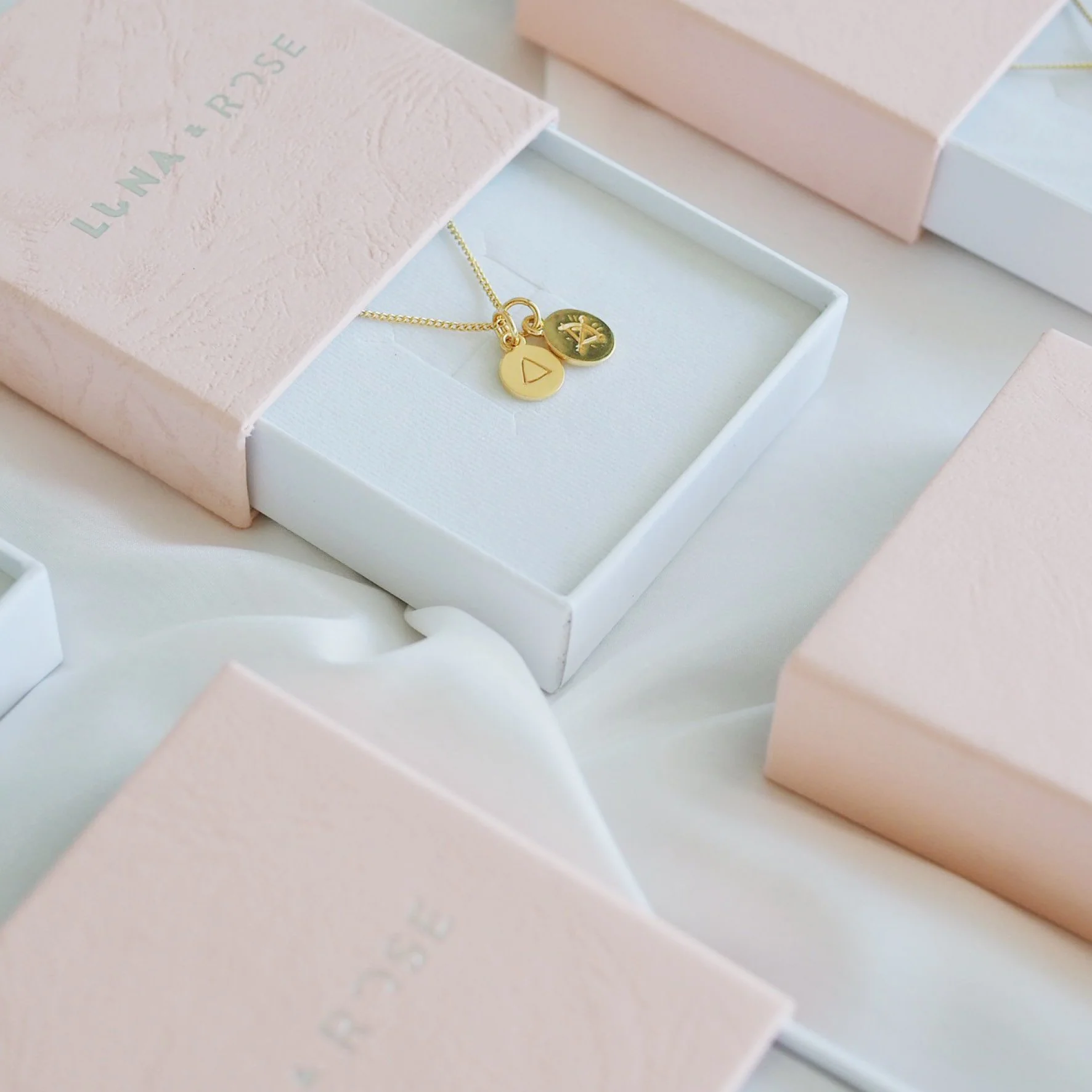 Sagittarius Mini Zodiac Necklace - Gold - Image 2