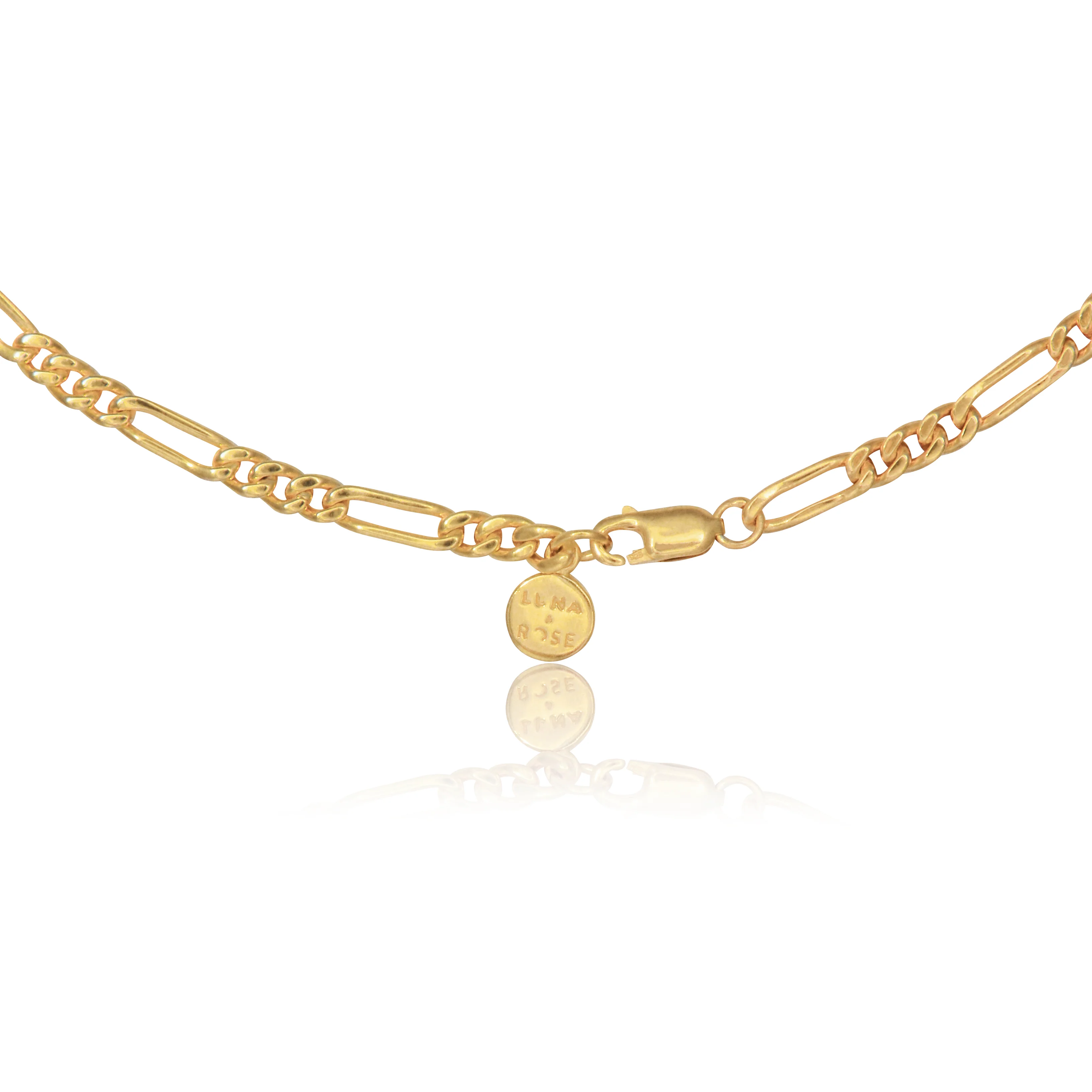 Minimalist Figari Chain Necklace - Gold - Image 2