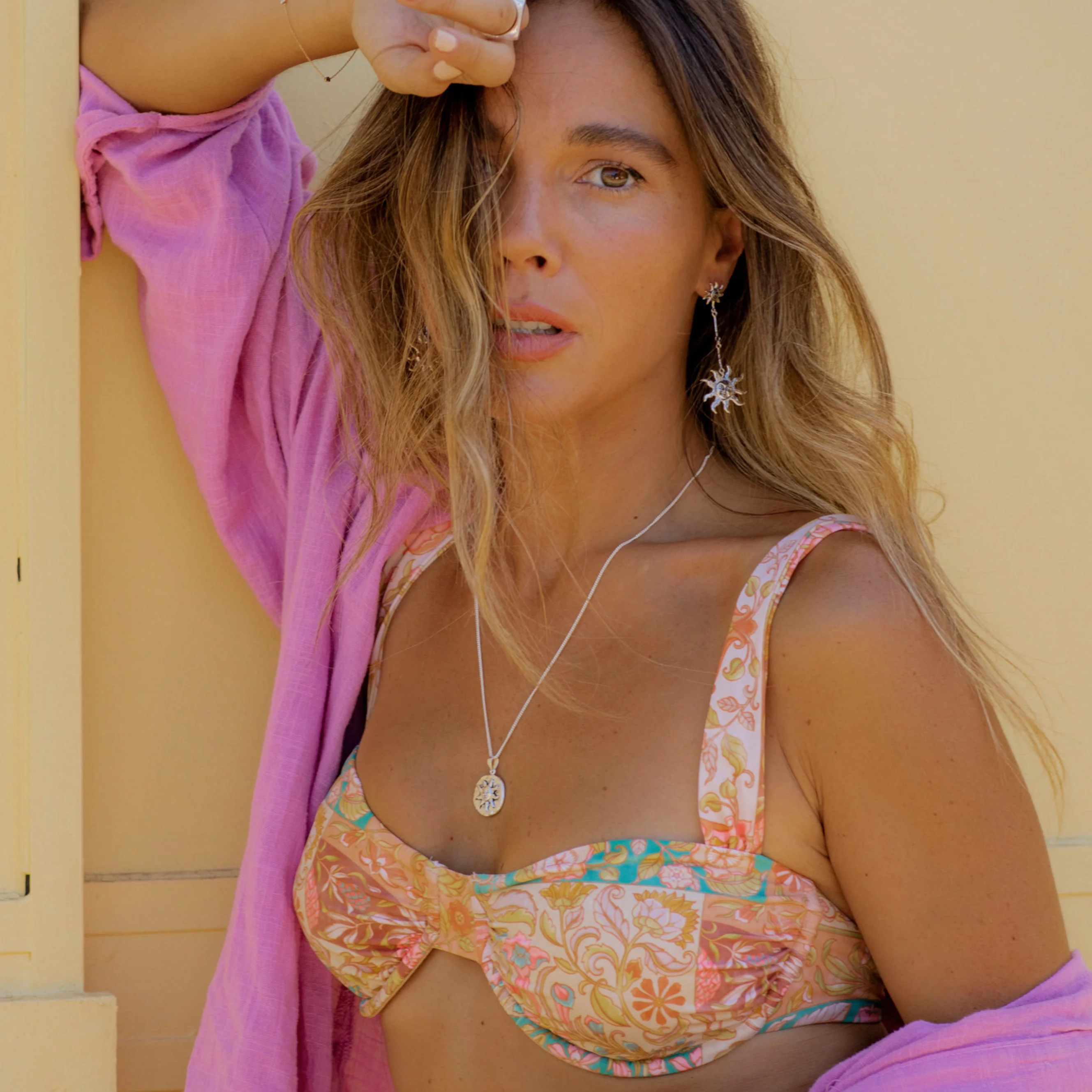 Neri x Luna & Rose - Alpha Necklace - Silver - Image 5