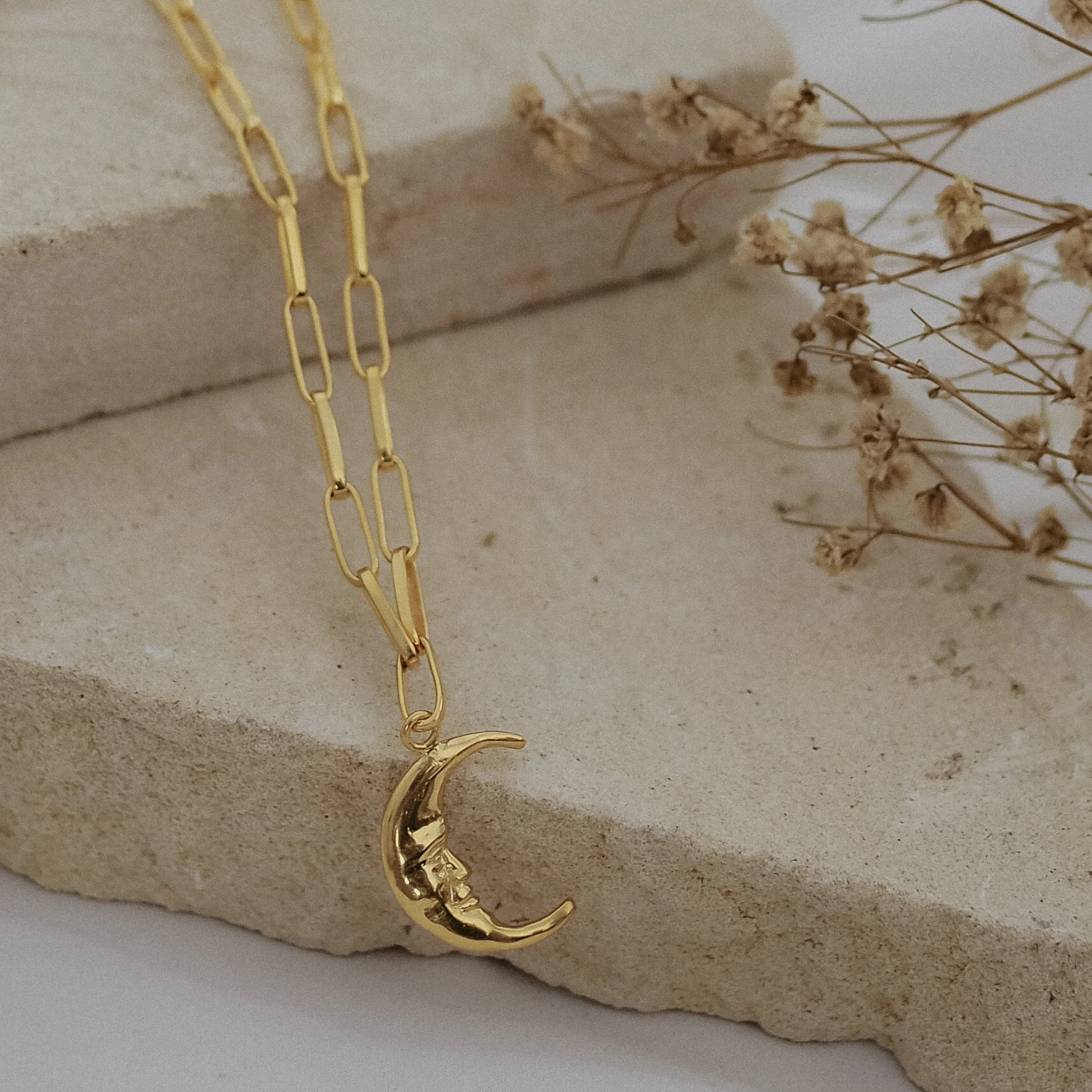 Neri x Luna & Rose - Moonlight Necklace - Gold - Image 5