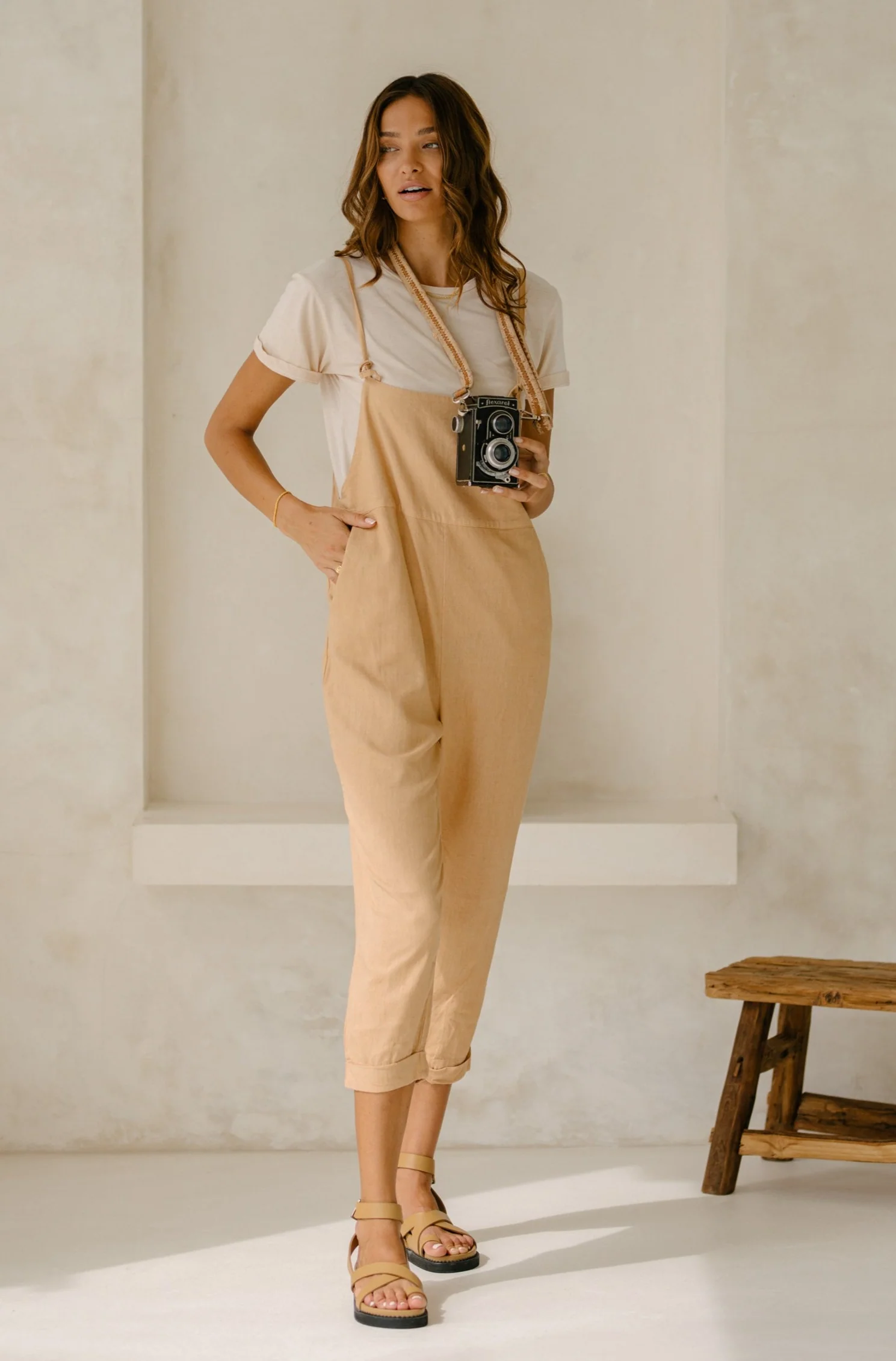 Ollie Overalls - Cinnamon *Organic Plant dyed* - Image 6